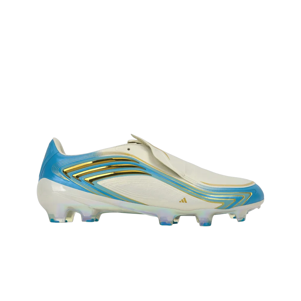 Adidas F50 Messi Elite Firm Ground Ivory Semi Blue Burst