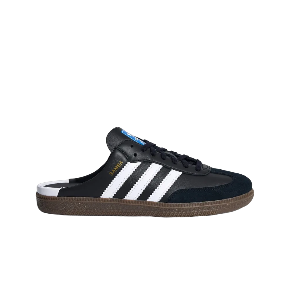 (W) Adidas Samba OG Mule Core Black Cloud White