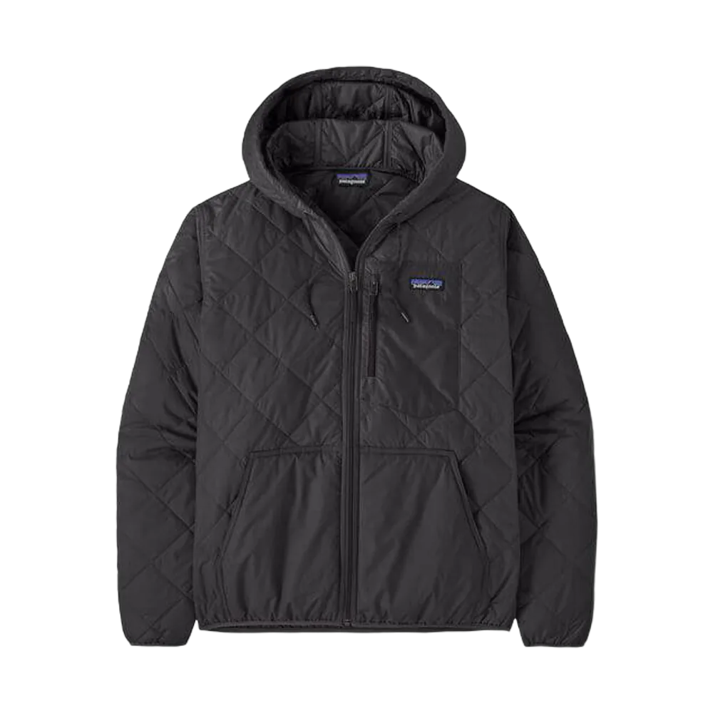 Patagonia Diamond Quilted Bomber Hoody Black