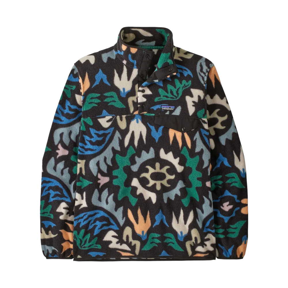 Patagonia Lightweight Synchilla Snap-T Fleece Pullover Kaleido Blue