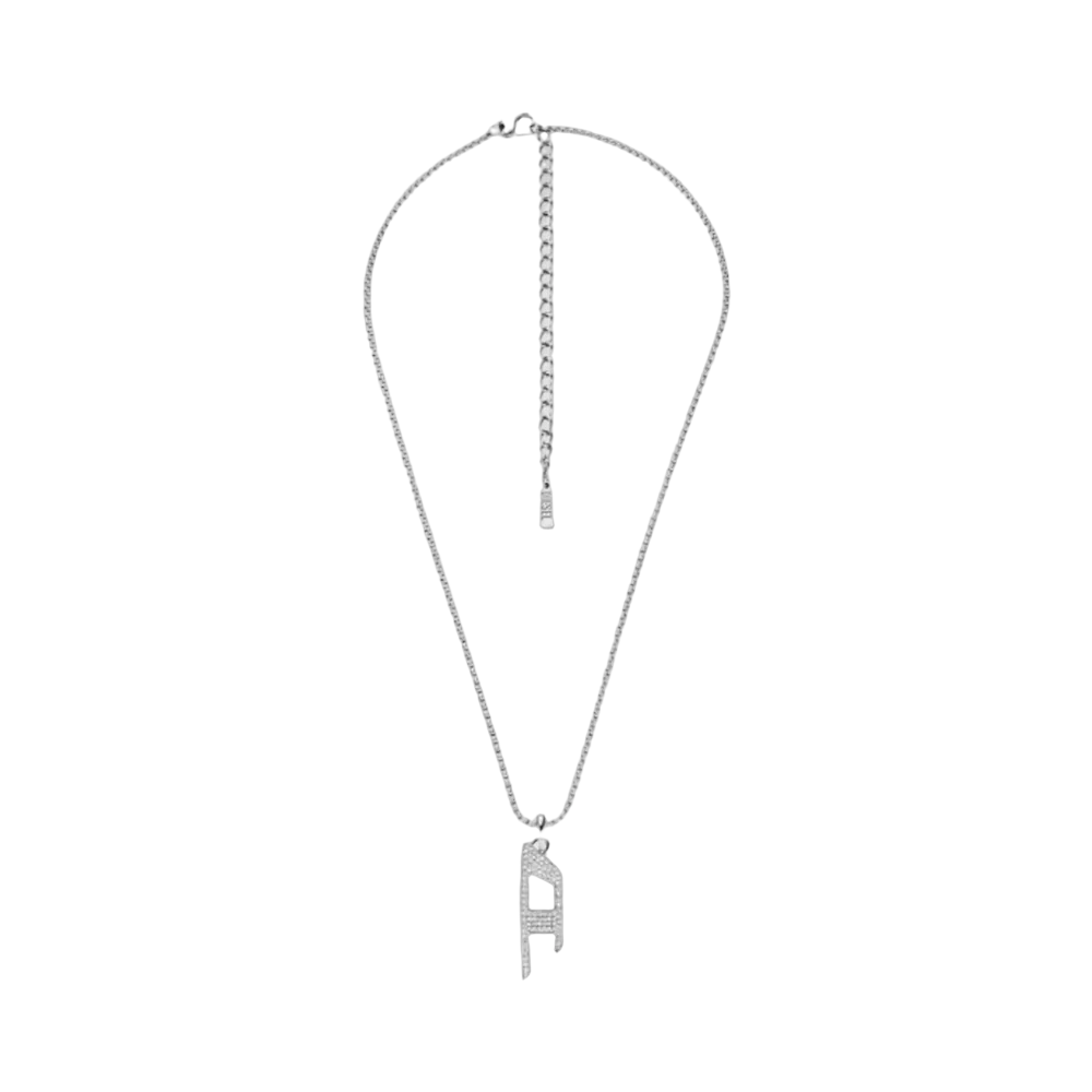 Diesel Dx1624040 Stainless Steel Pendant Necklace Silver