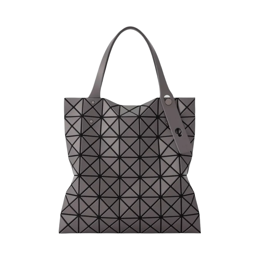 Bao Bao Issey Miyake Prism Matte Tote Bag Charcoal Grey