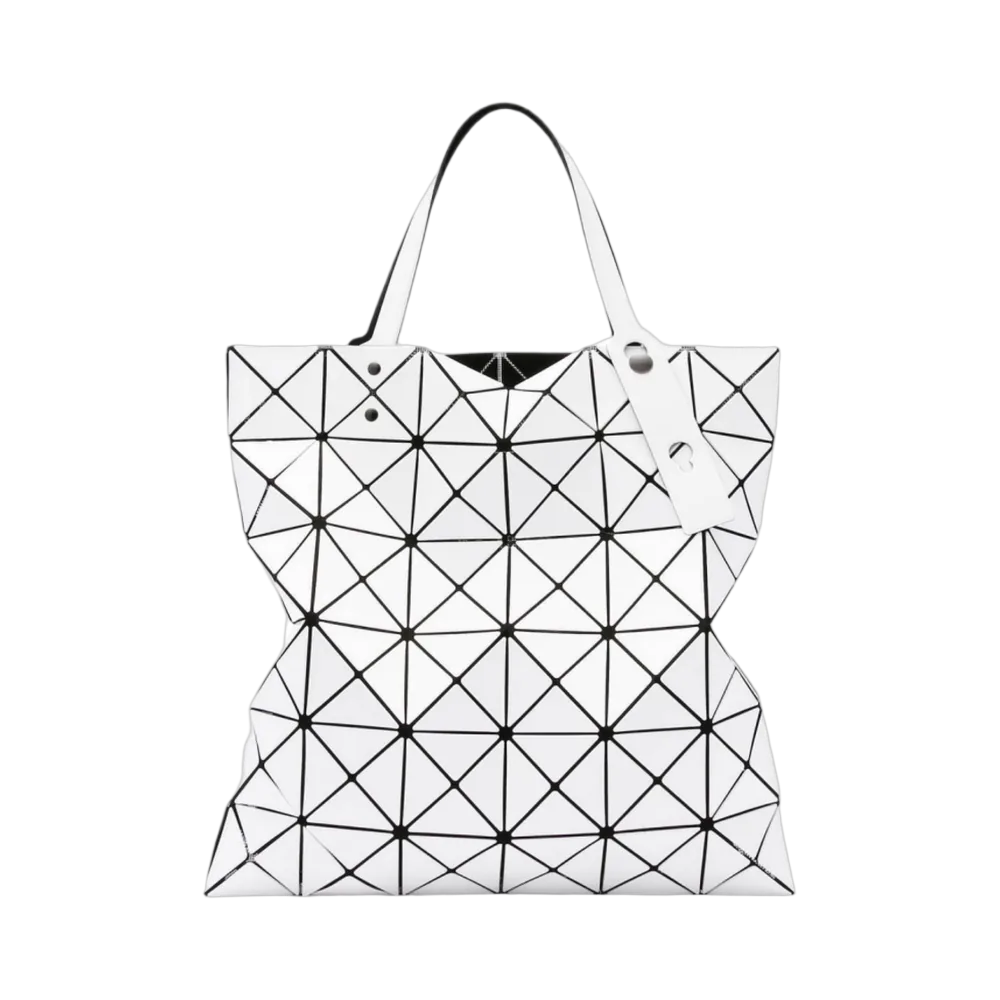 Bao Bao Issey Miyake Lucent Tote Bag White