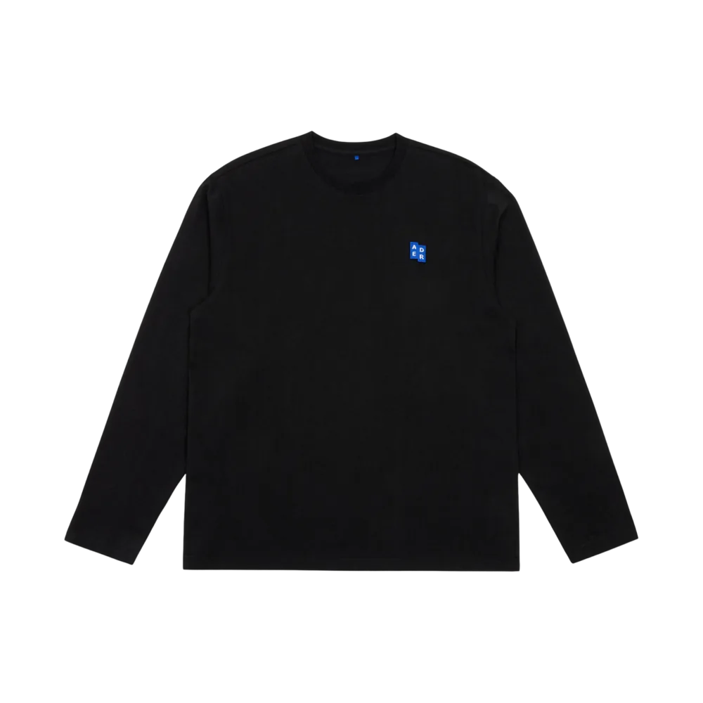 Ader Error Sig; TRS/BL Tag LS T-Shirt 01 Black