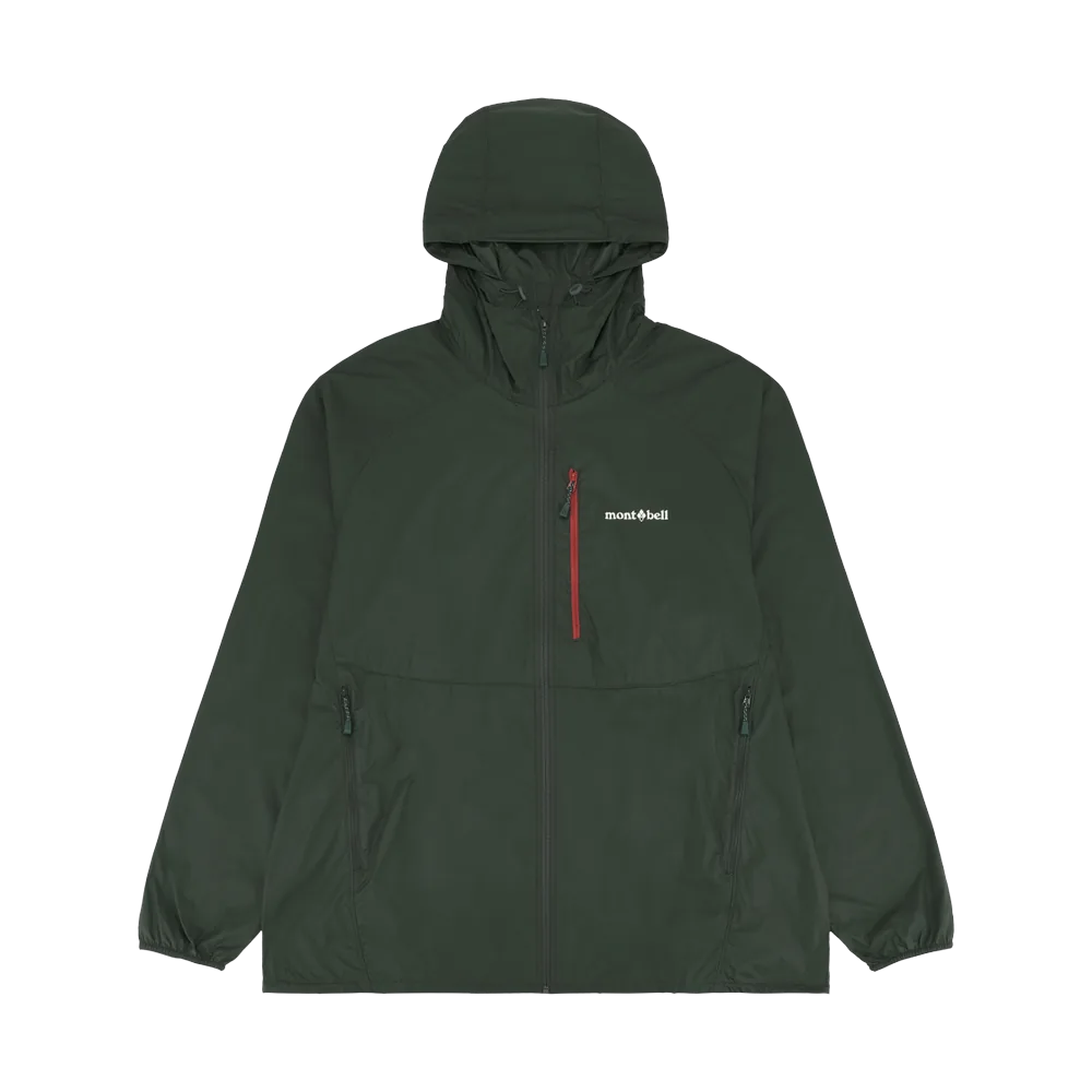 Montbell Wind Blast Hooded Jacket Dark Green