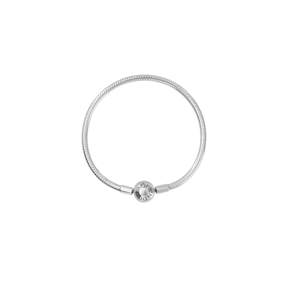 (W) Pandora Moments Snake Chain Bracelet Sterling Silver