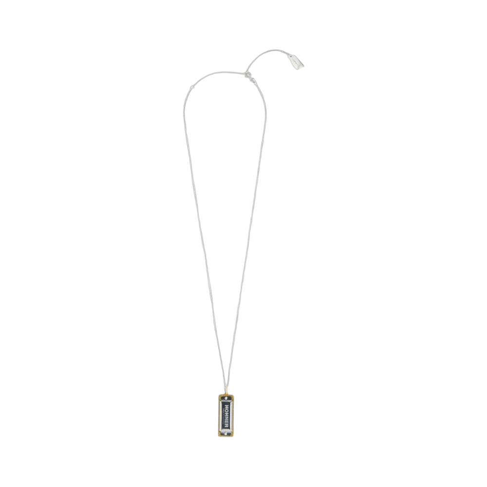 Lemaire Harmonica Necklace Rhodium Silver Multicolor