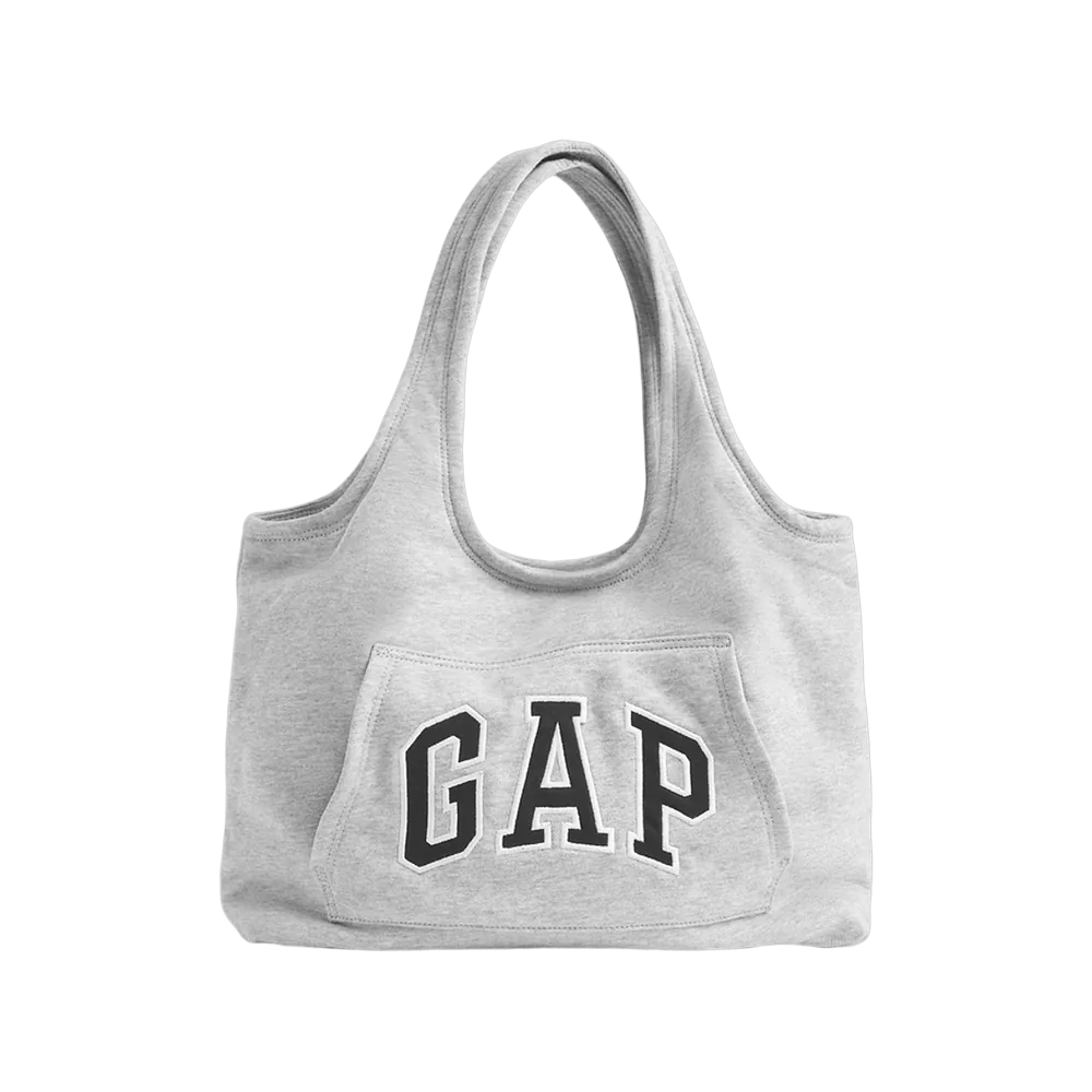 Gap Hoodie Tote Light Heather Grey