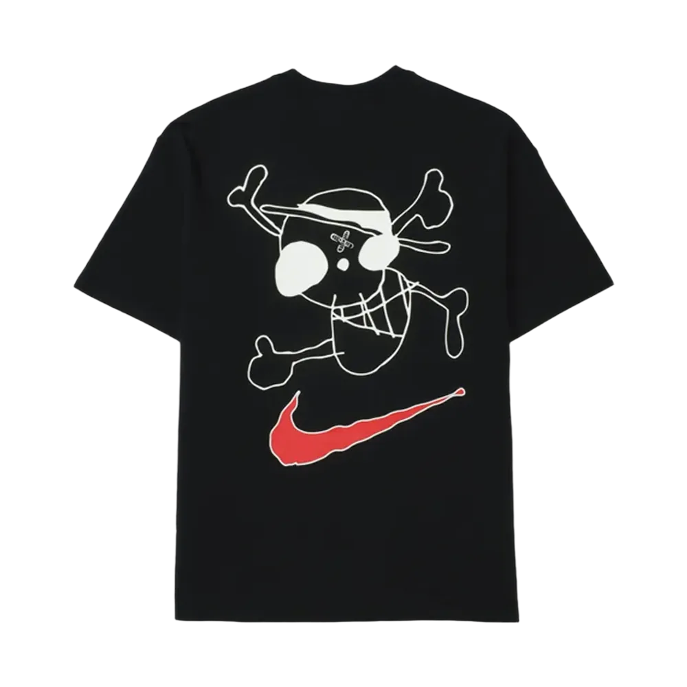 Nike x One Piece Solo Swoosh T-Shirt QS Promise of Battle Black