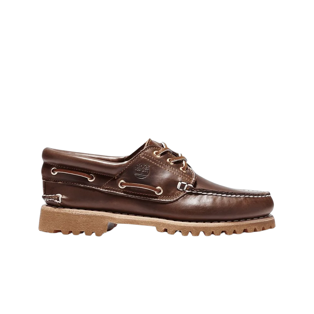 Timberland Classic 3-Eye Boat Shoes Brown - Wide
