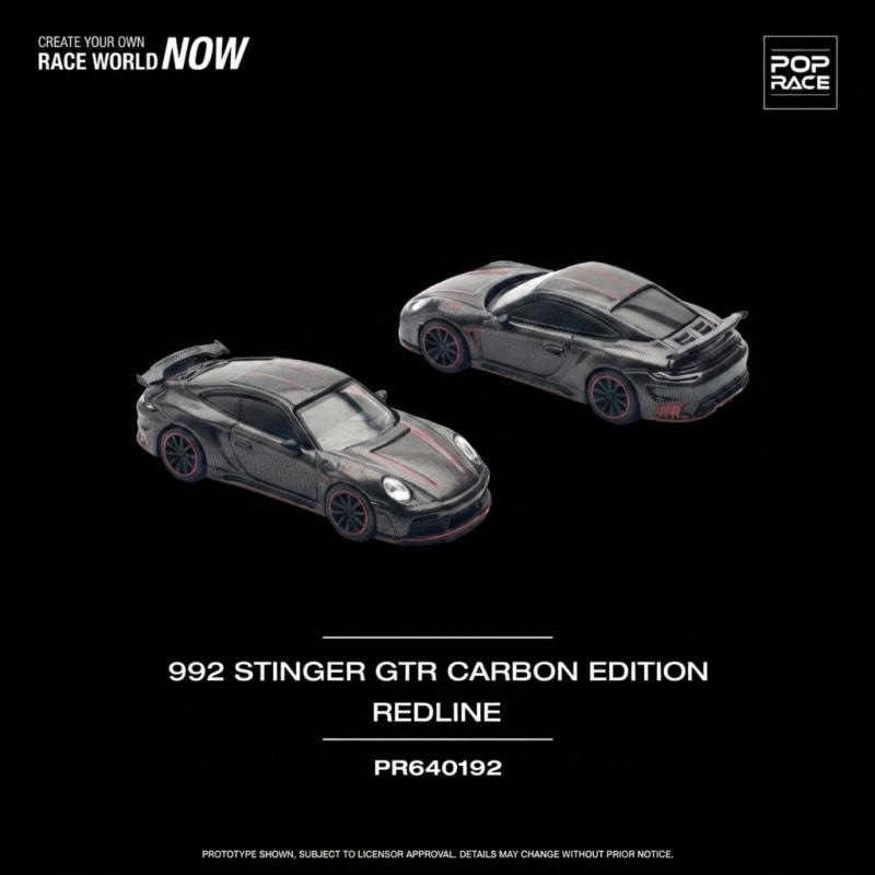 POP Race 992 Stinger GTR Diecast Model Car - Premium Collector Edition