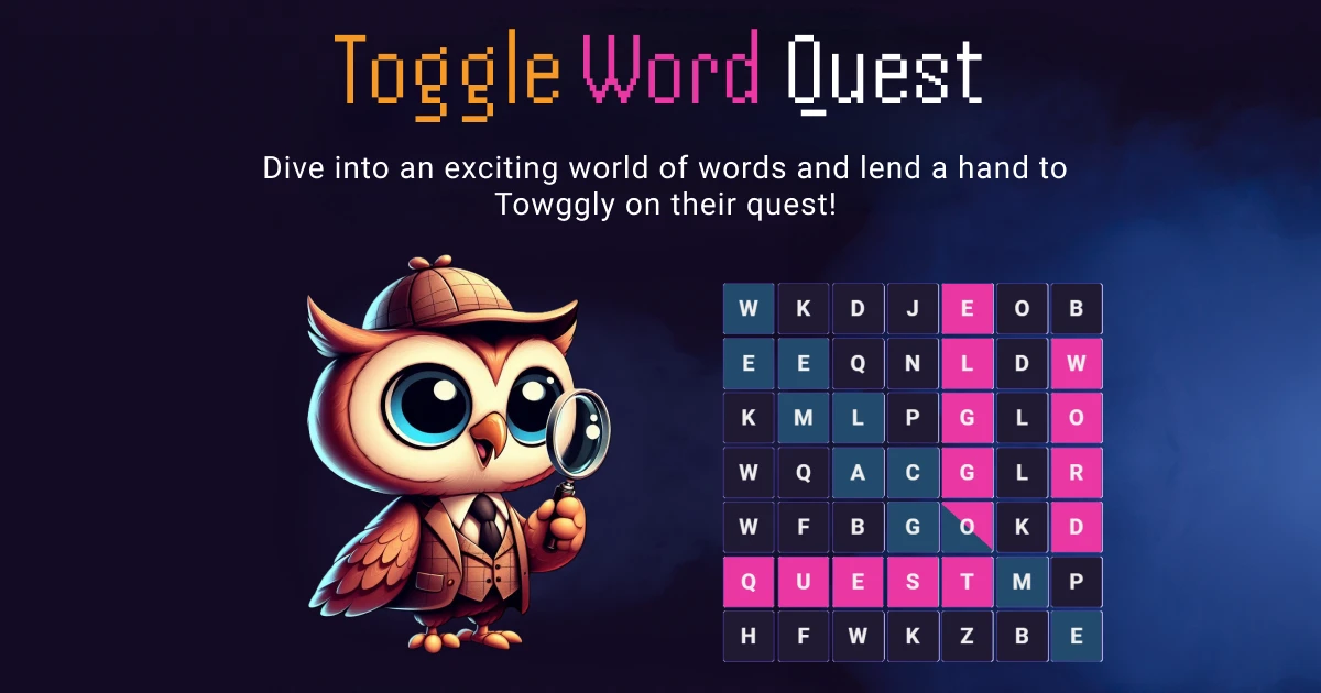 Toggle Word Quest screen Toggle Word Quest screen