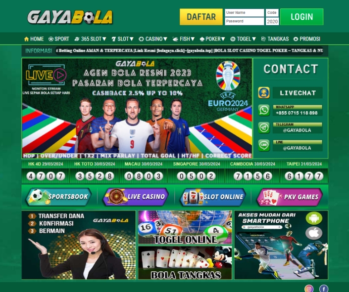 SITUS BANDAR BOLA LOGIN LINK AGEN JUDI MIX PARLAY EURO 2024