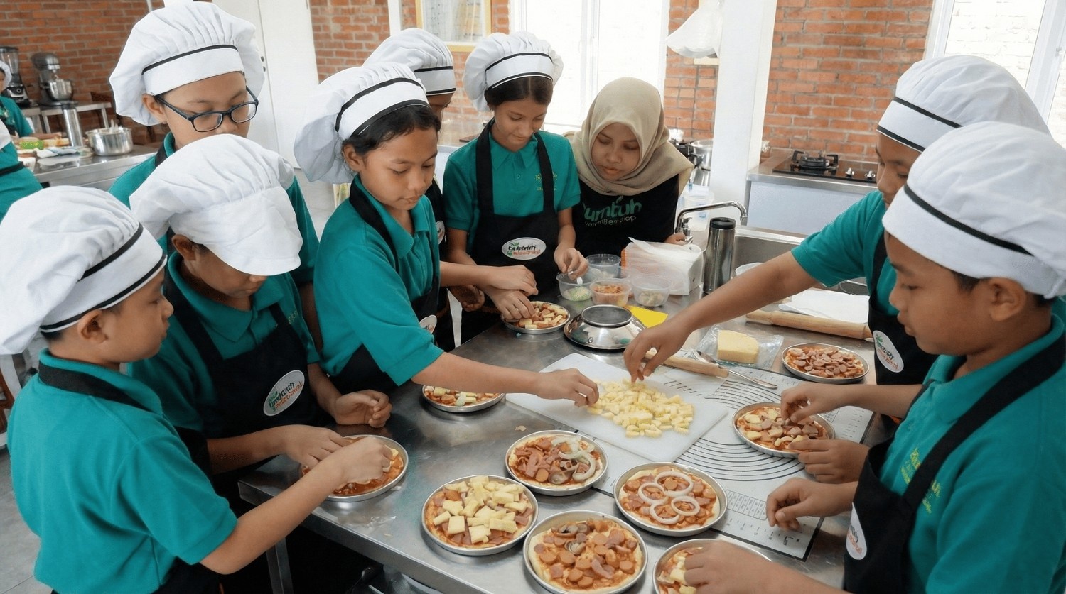 Cooking Class Kelas Upper Tumbuh Primary 3 Di Tumbuh Hospitality & Arts School 