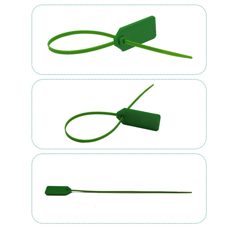 UHF RFID Cable Tie Tag for Asset Management, Detachable RFID Zip Tie Electronic Tag (Customizable)