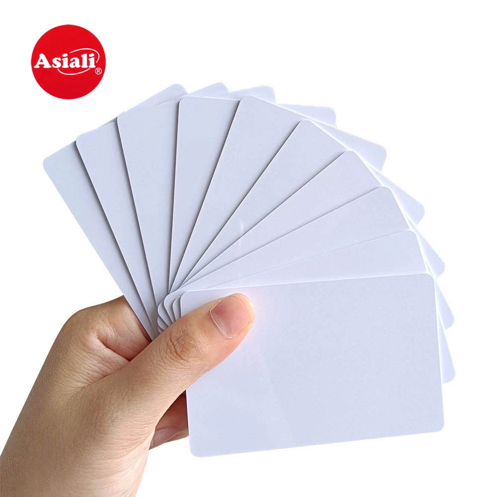 13.56MHz 1K ISO14443A White Thin PVC Card | NFC QR Code | Payment Hotel Membership & Access Control