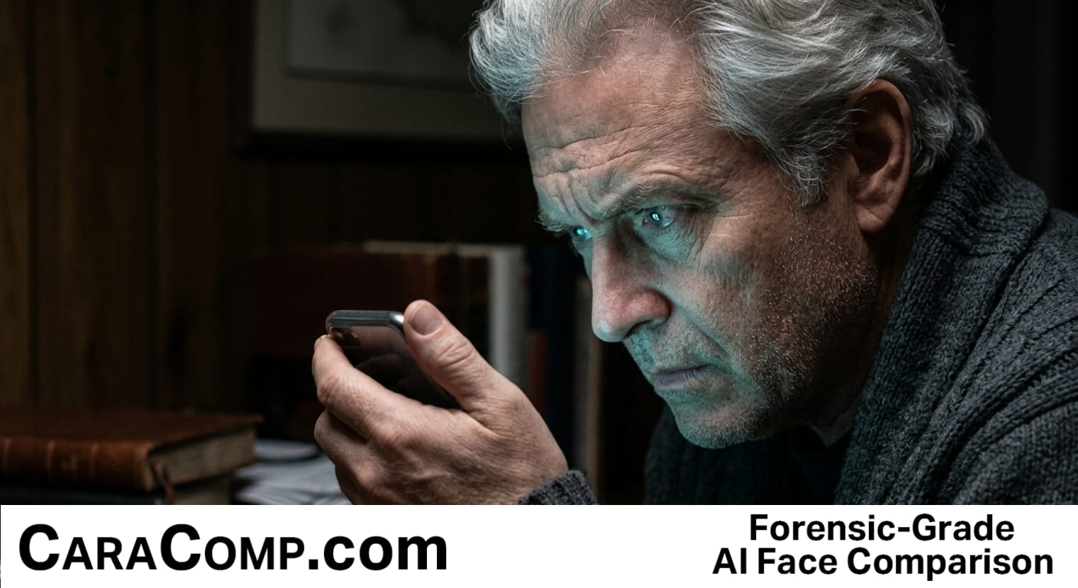 deepfake scams skin appear too smooth on a phone screen showing a fake video ban