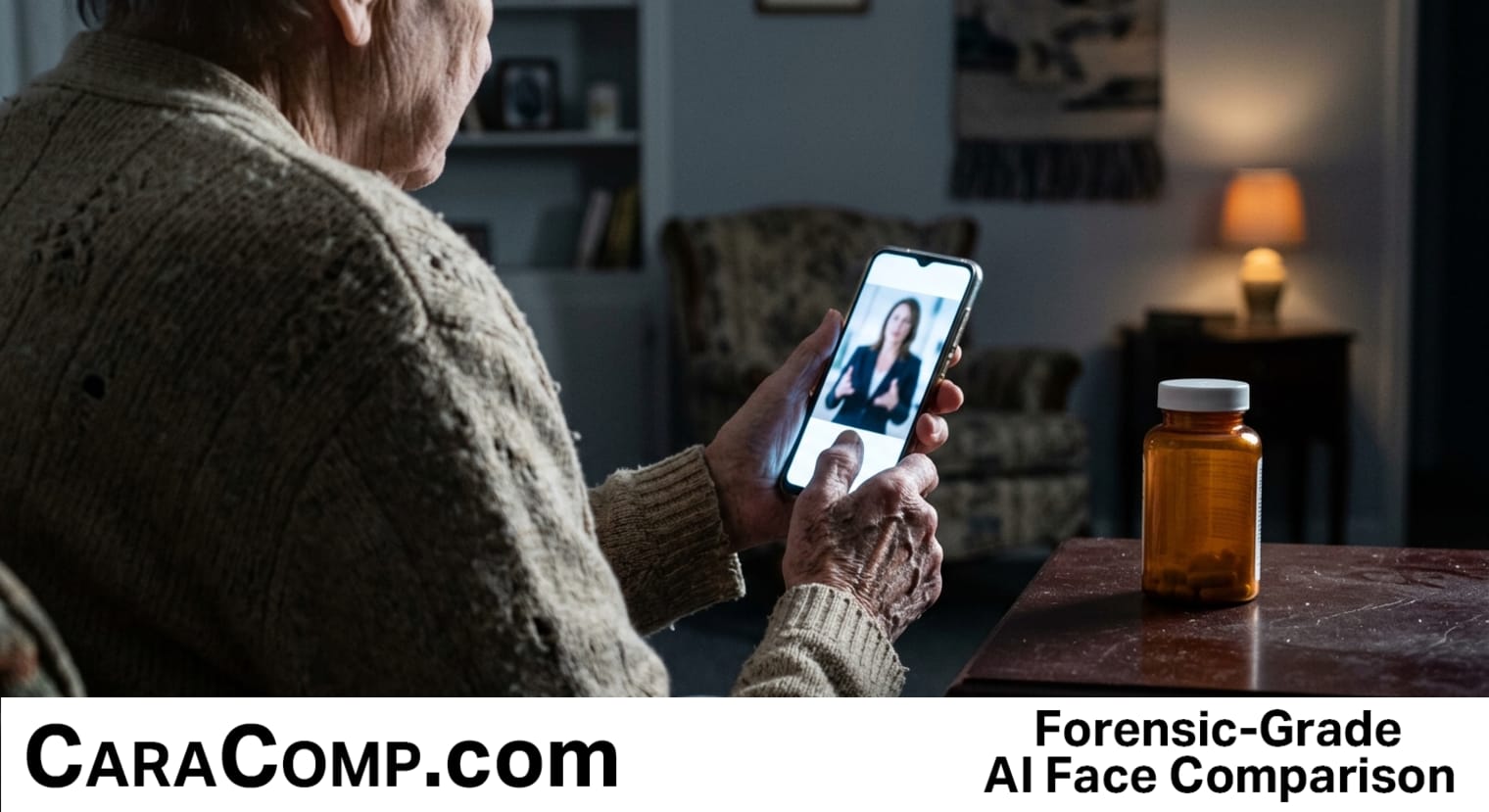 what are deepfakes shown as a split-screen of a real photo versus an AI-faked vi
