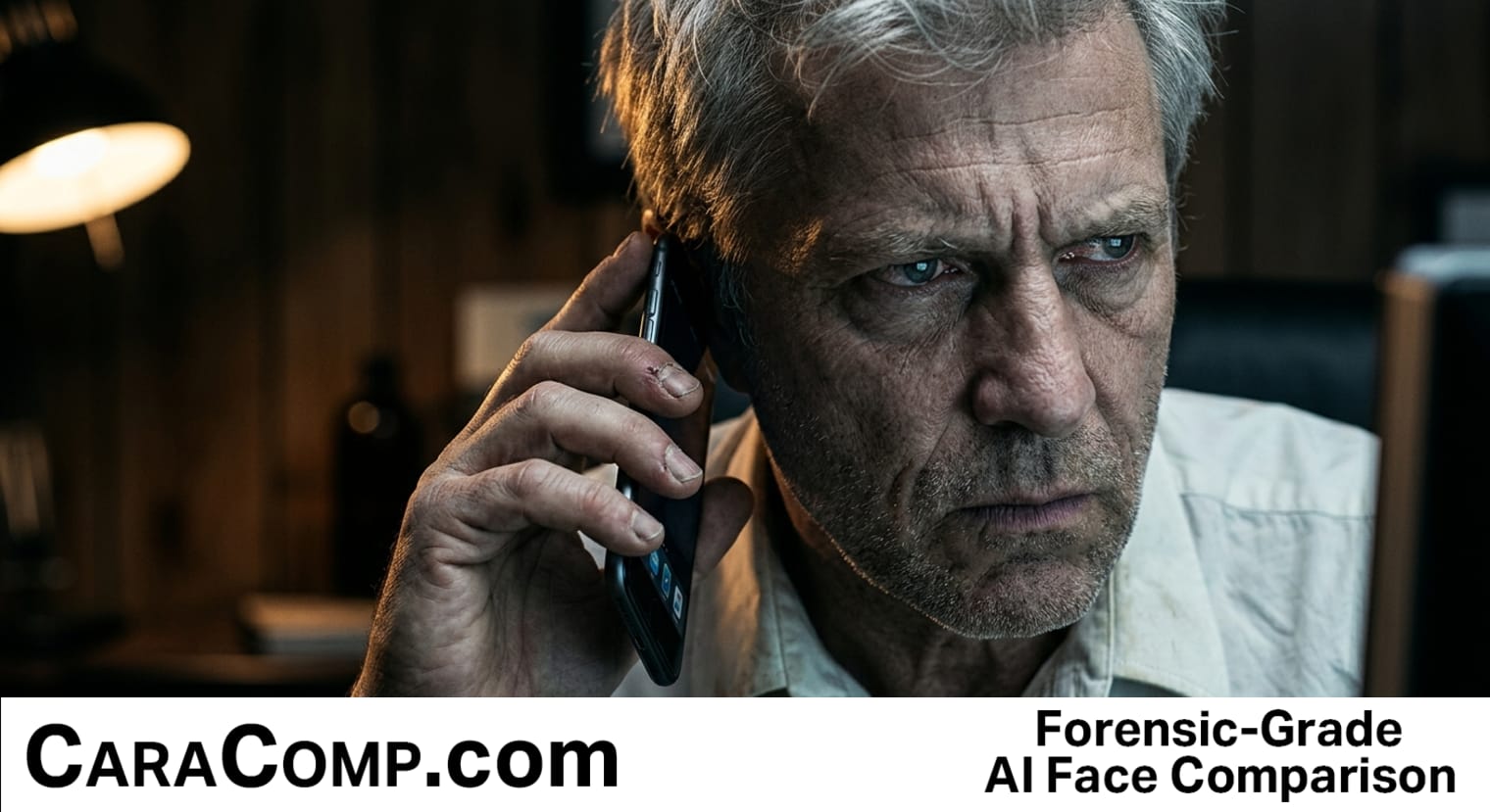voice cloning technology that can analyze short audio samples, phone screen with