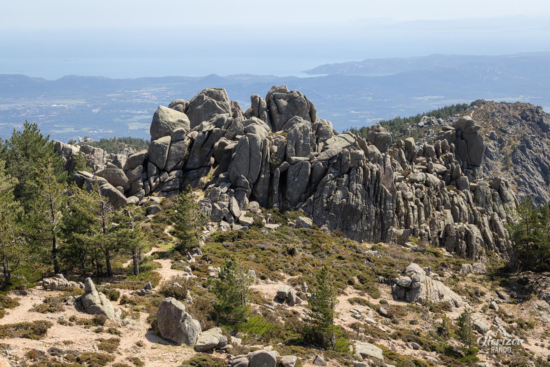 La boucle de la Punta di a Vacca Morta