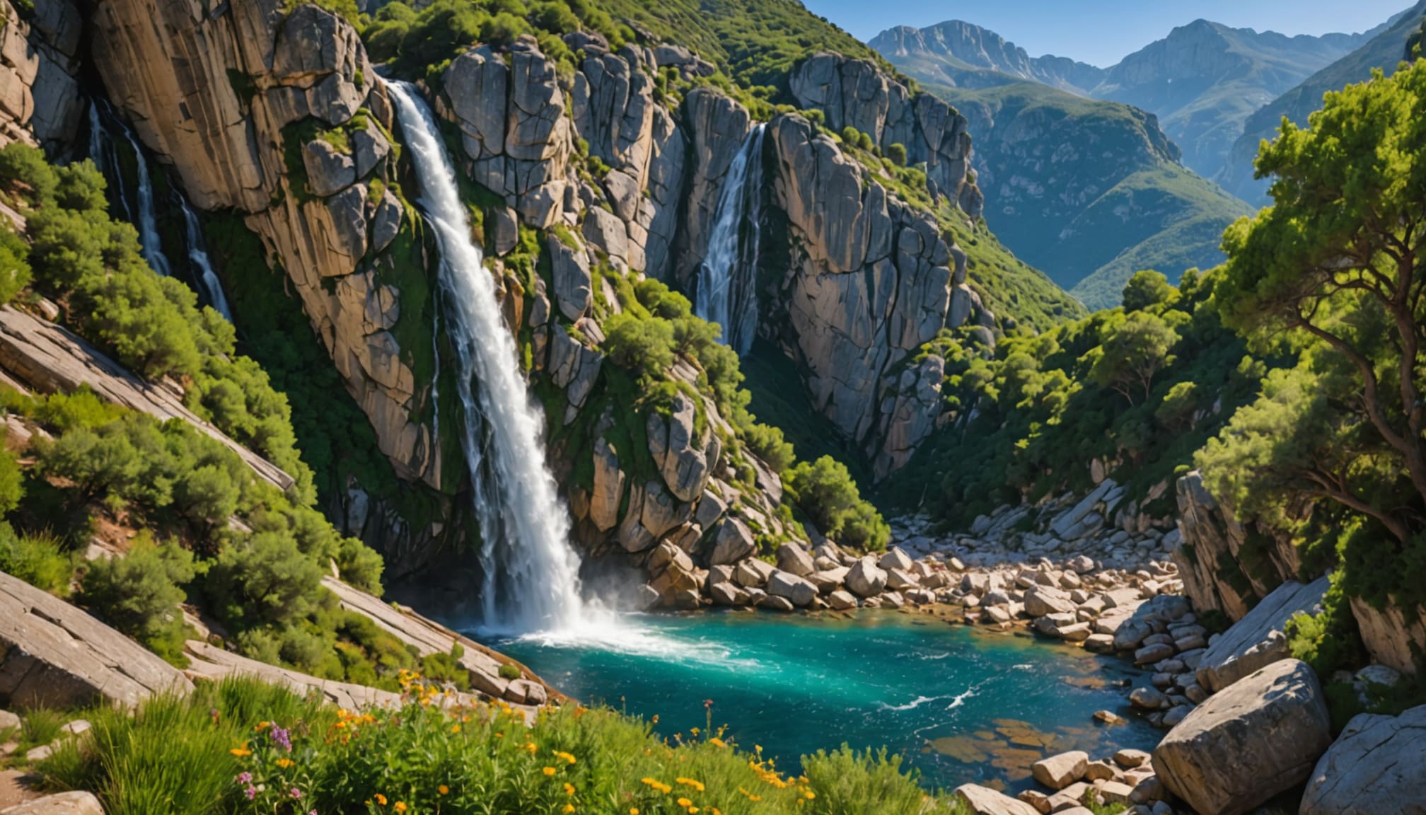 La cascade de Piscia di Gallu