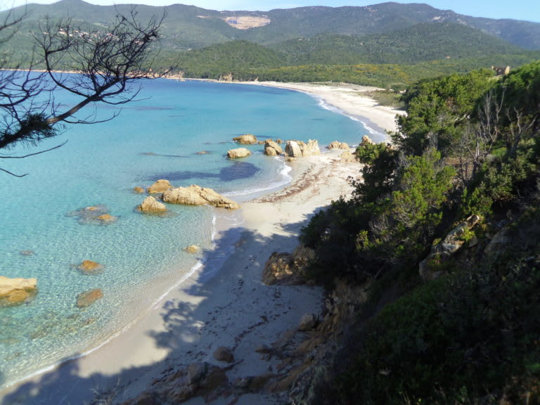 Plage de Cupabia et Tour de Capanella