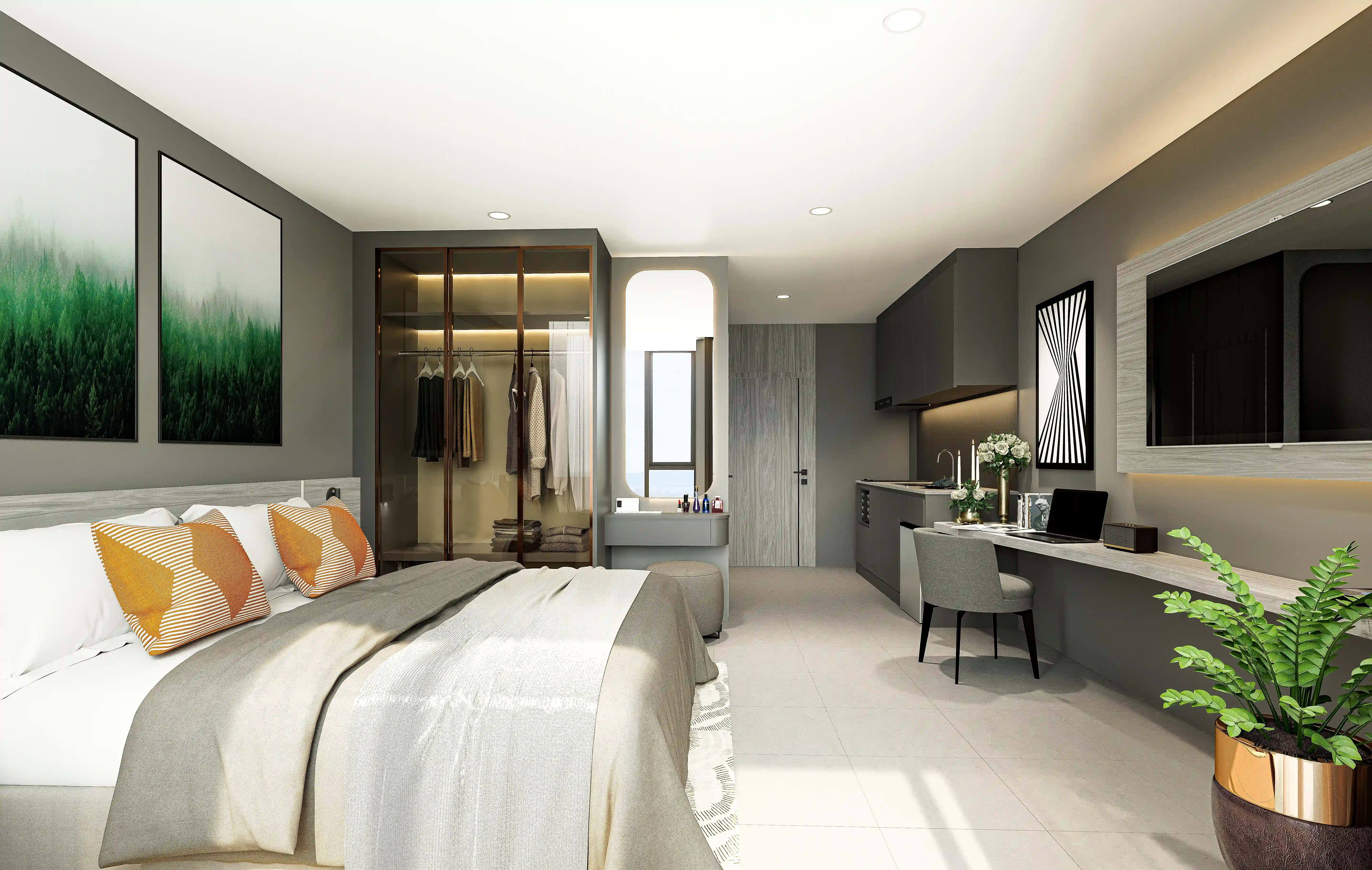 Aceller Hotel & Residence unit interior