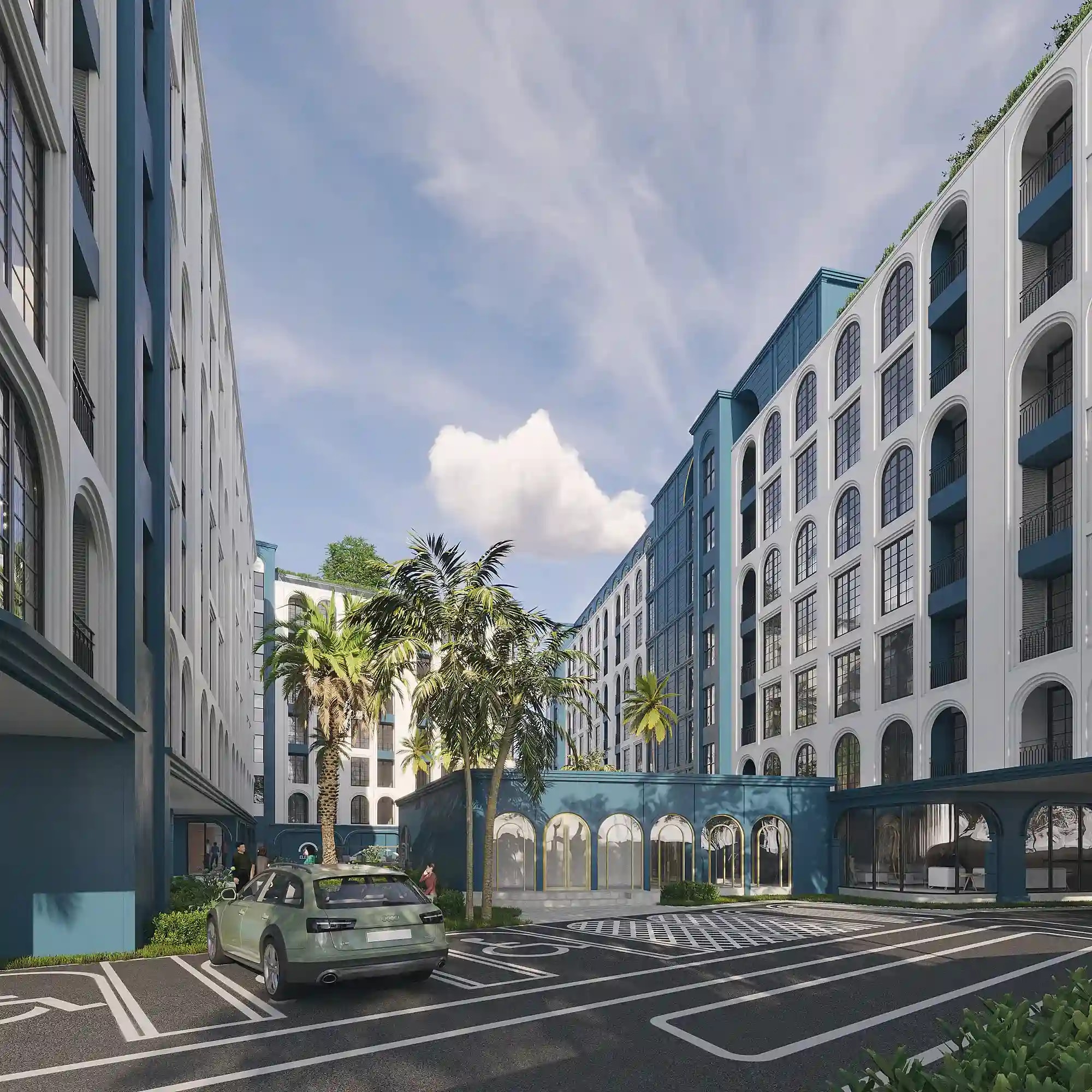 Above Element exterior view