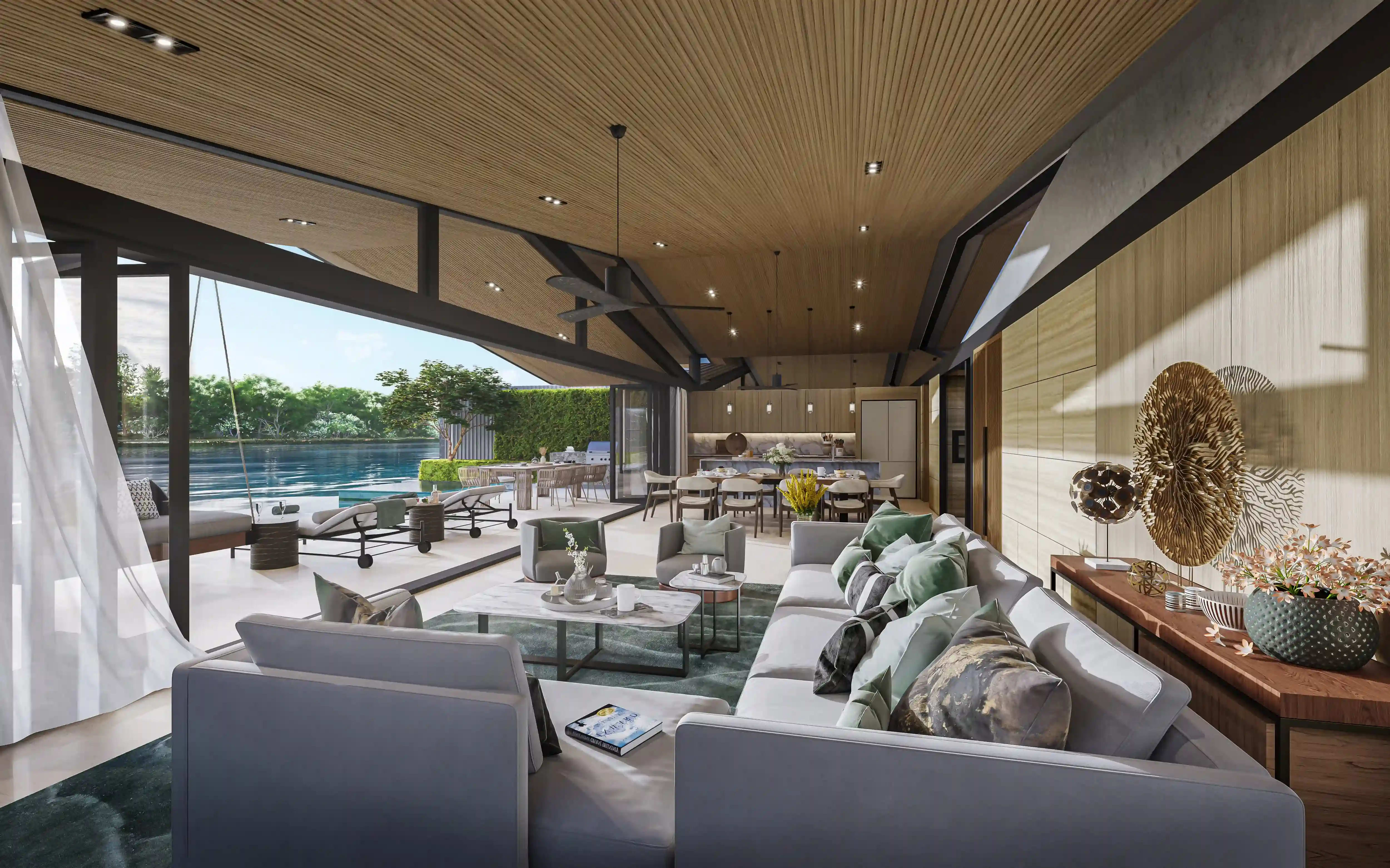 Интерьер виллы Laguna Lakelands Waterfront