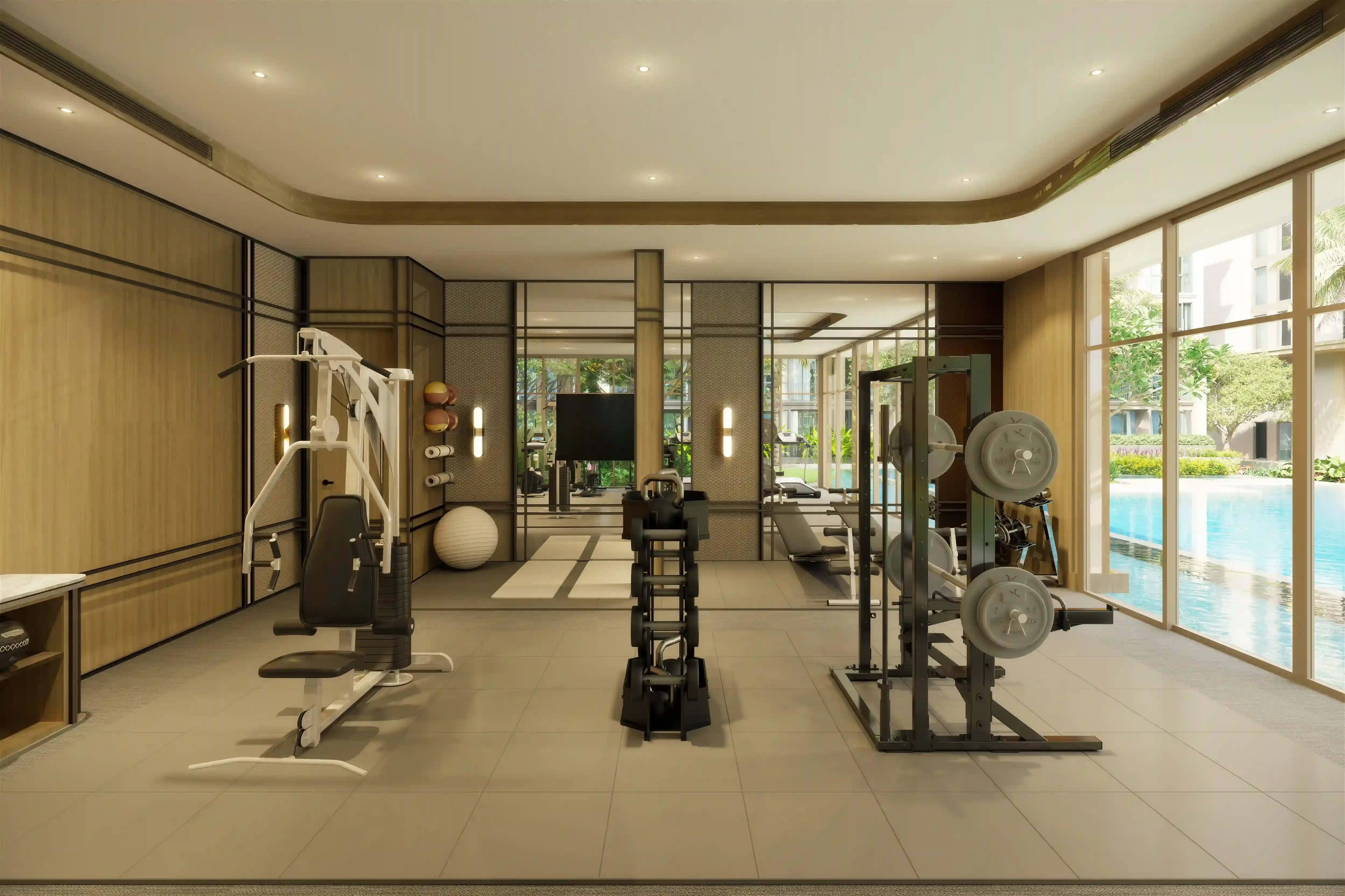 On-site amenities — fitness or co-working space