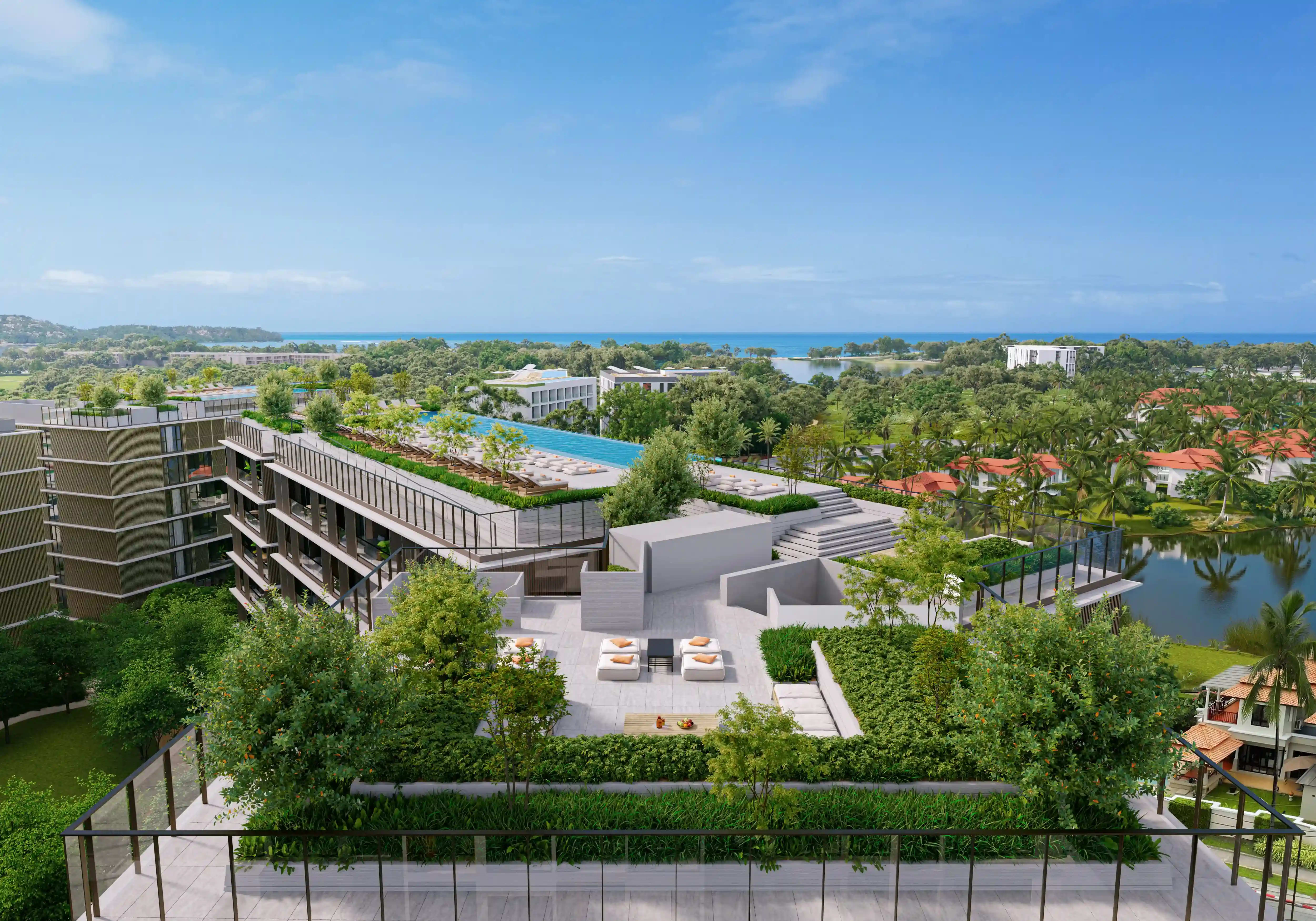 Вид на Laguna Aster Lakeside 2 снаружи