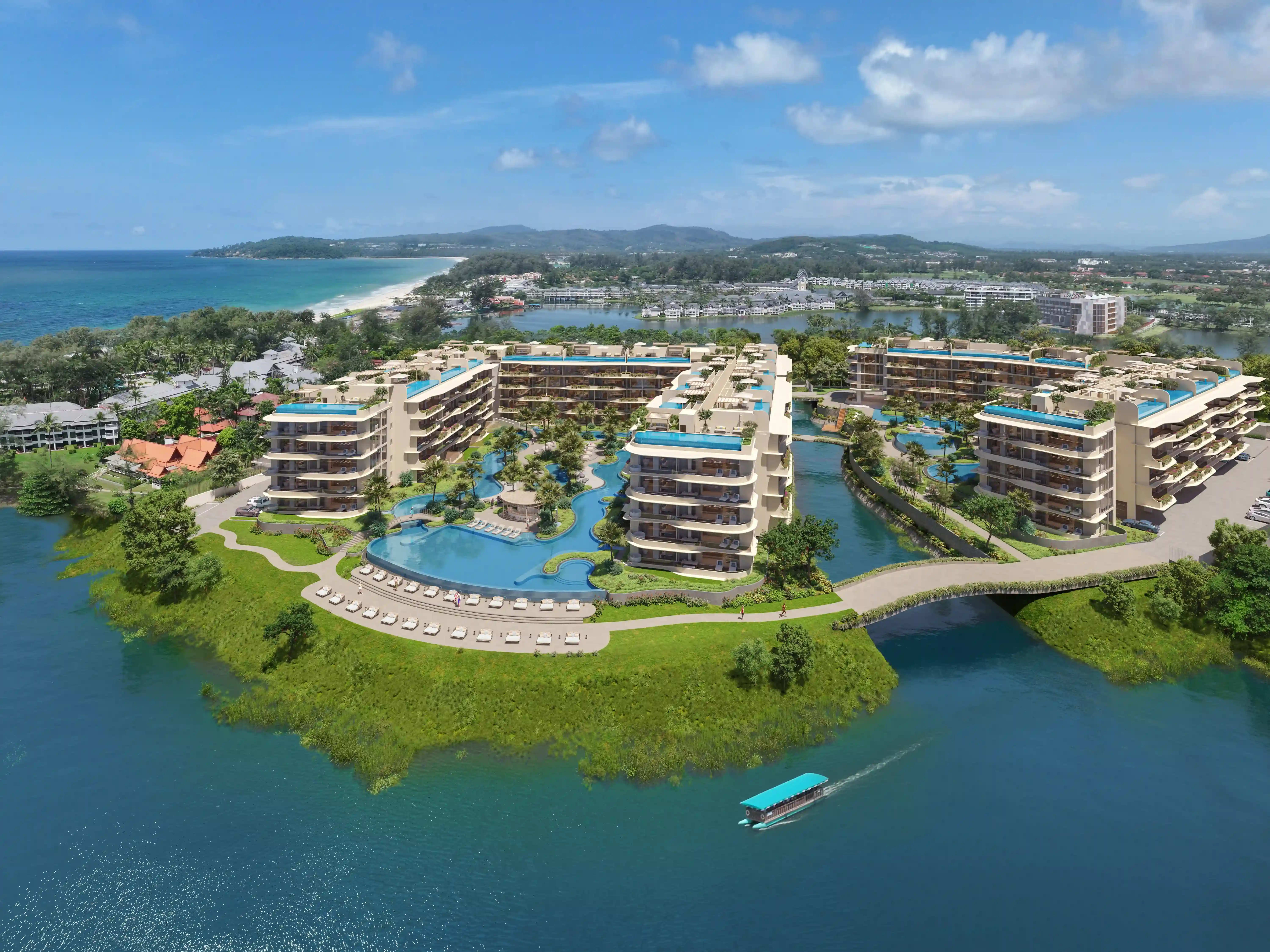 Laguna Beach Residences Bayside — фасад у пляжа