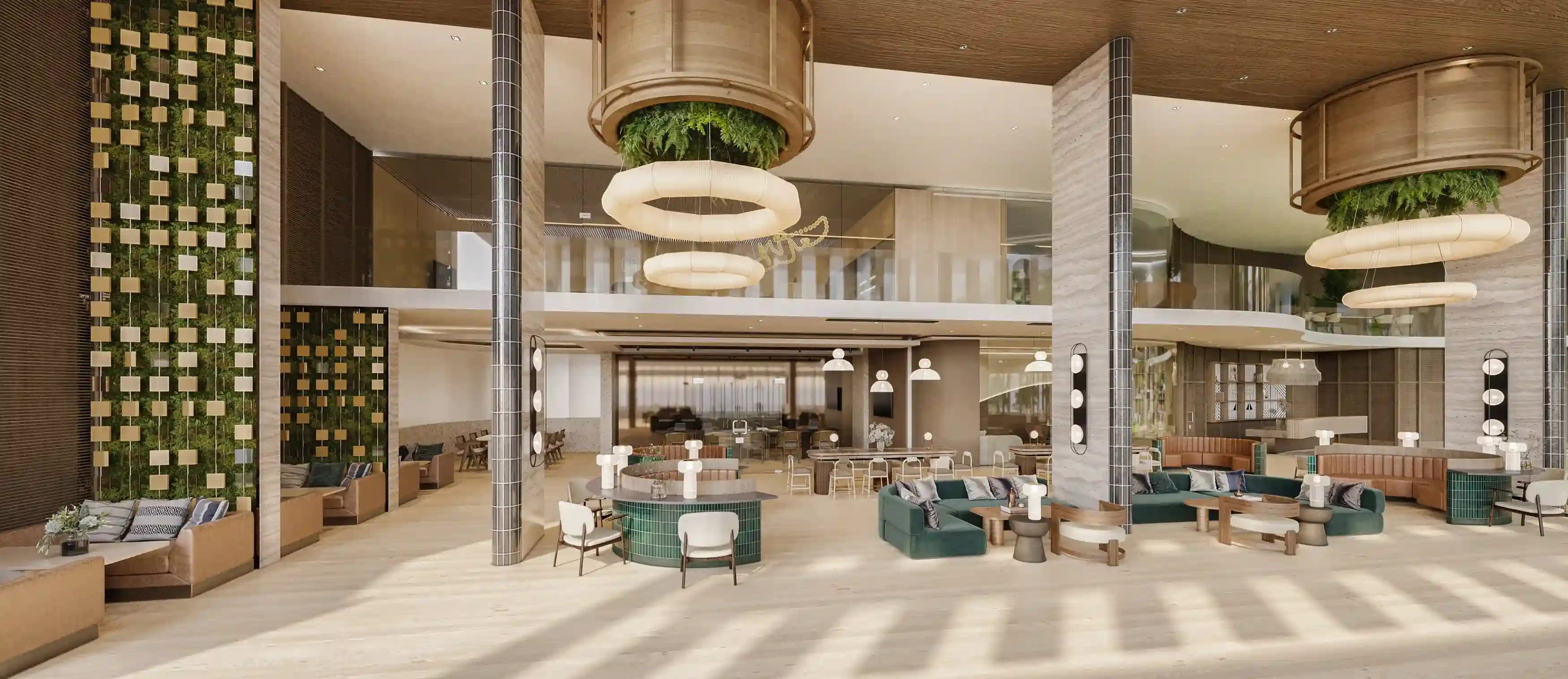 Residents’ lounge or pool deck — designer interior