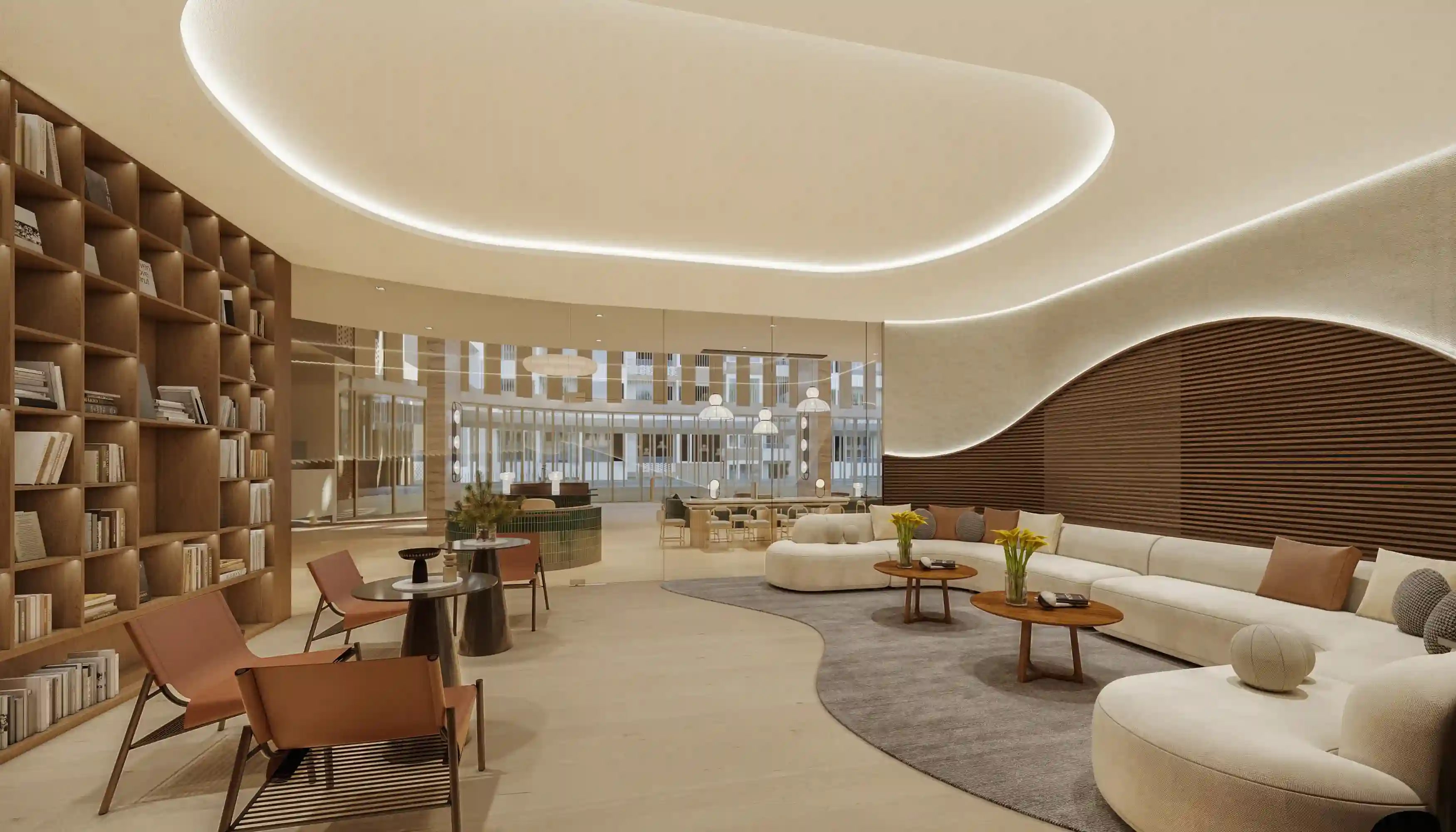 On-site amenities — fitness or co-working space