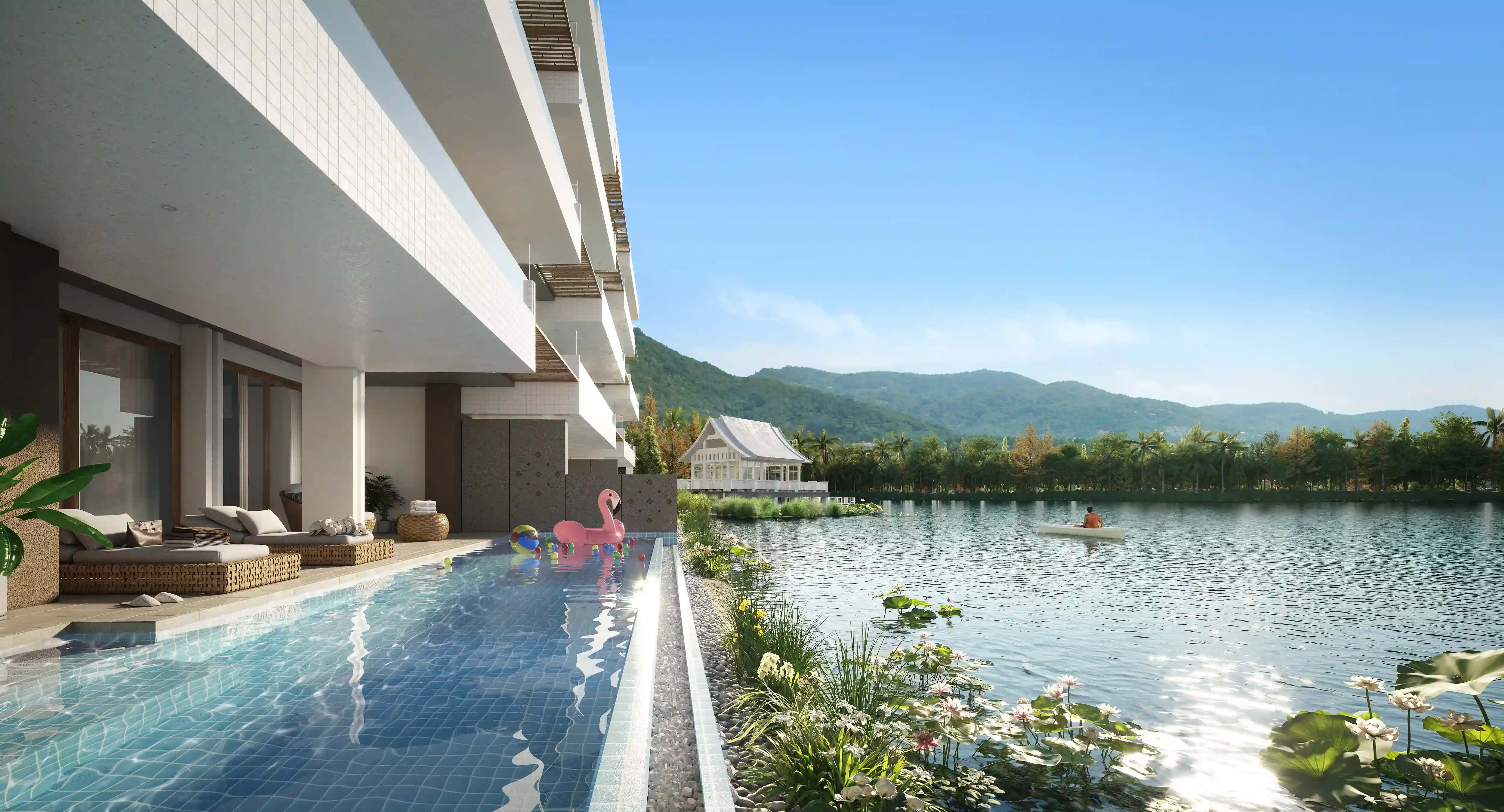 Angsana Oceanview Residences — interior suite and living space