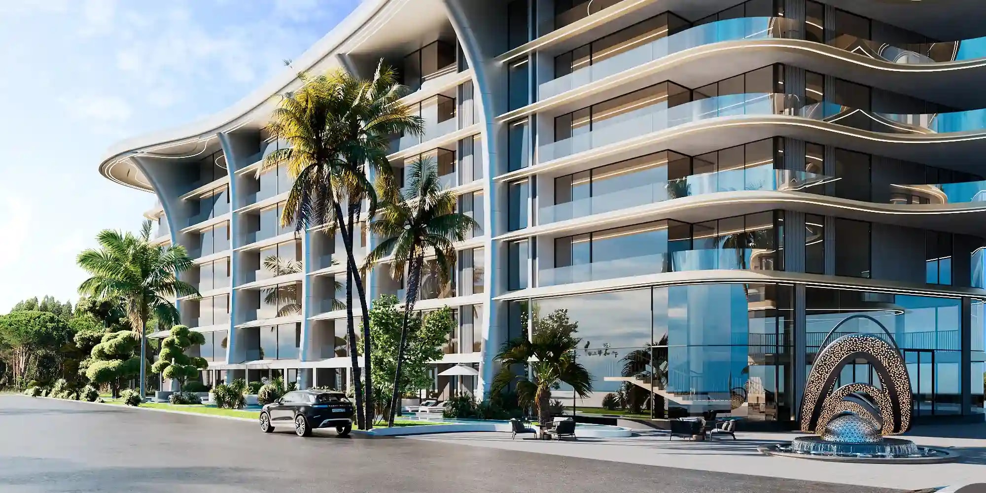 Atrium Andaman City — building exterior and pool area