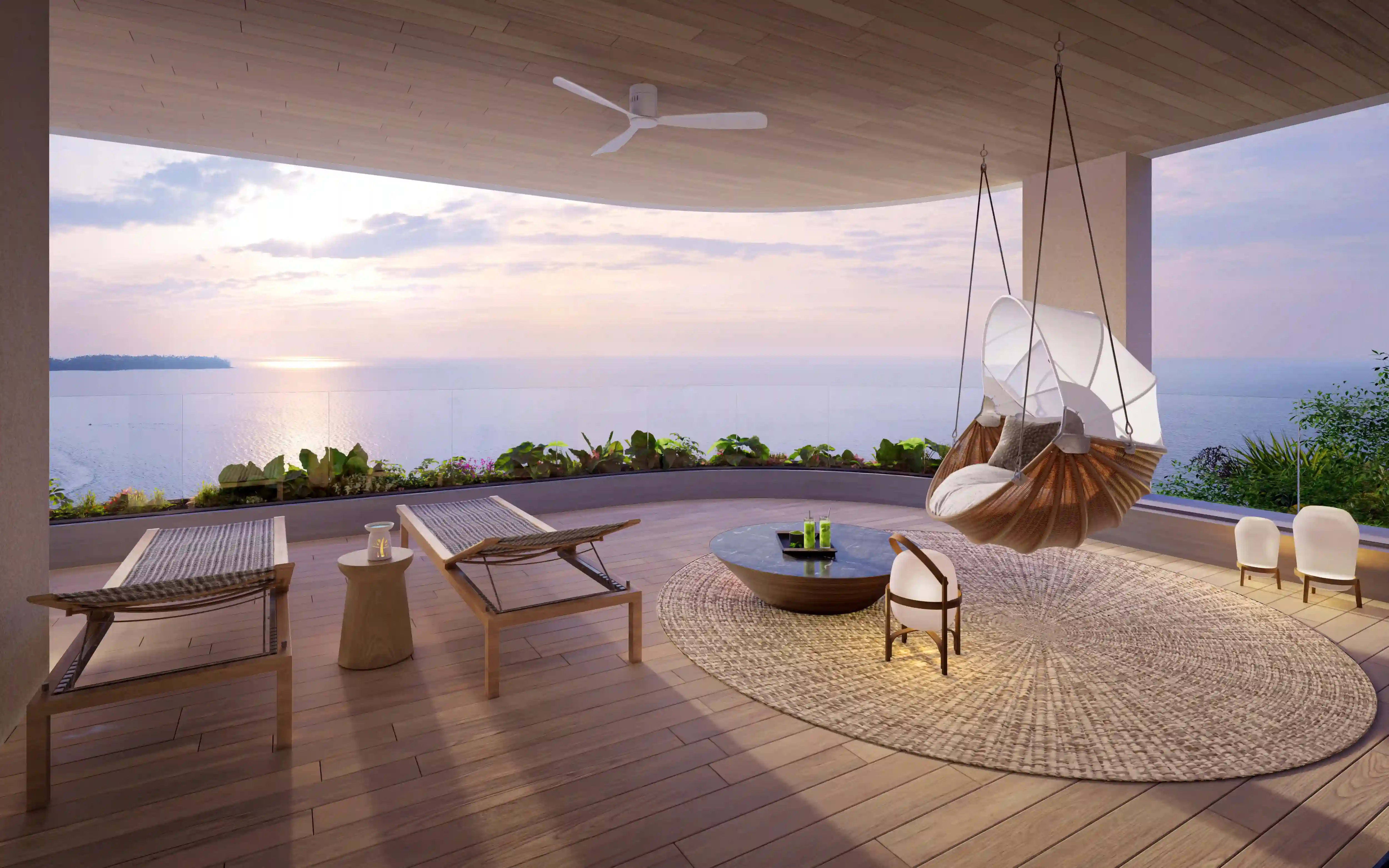 Banyan Tree Oceanus — interior living space