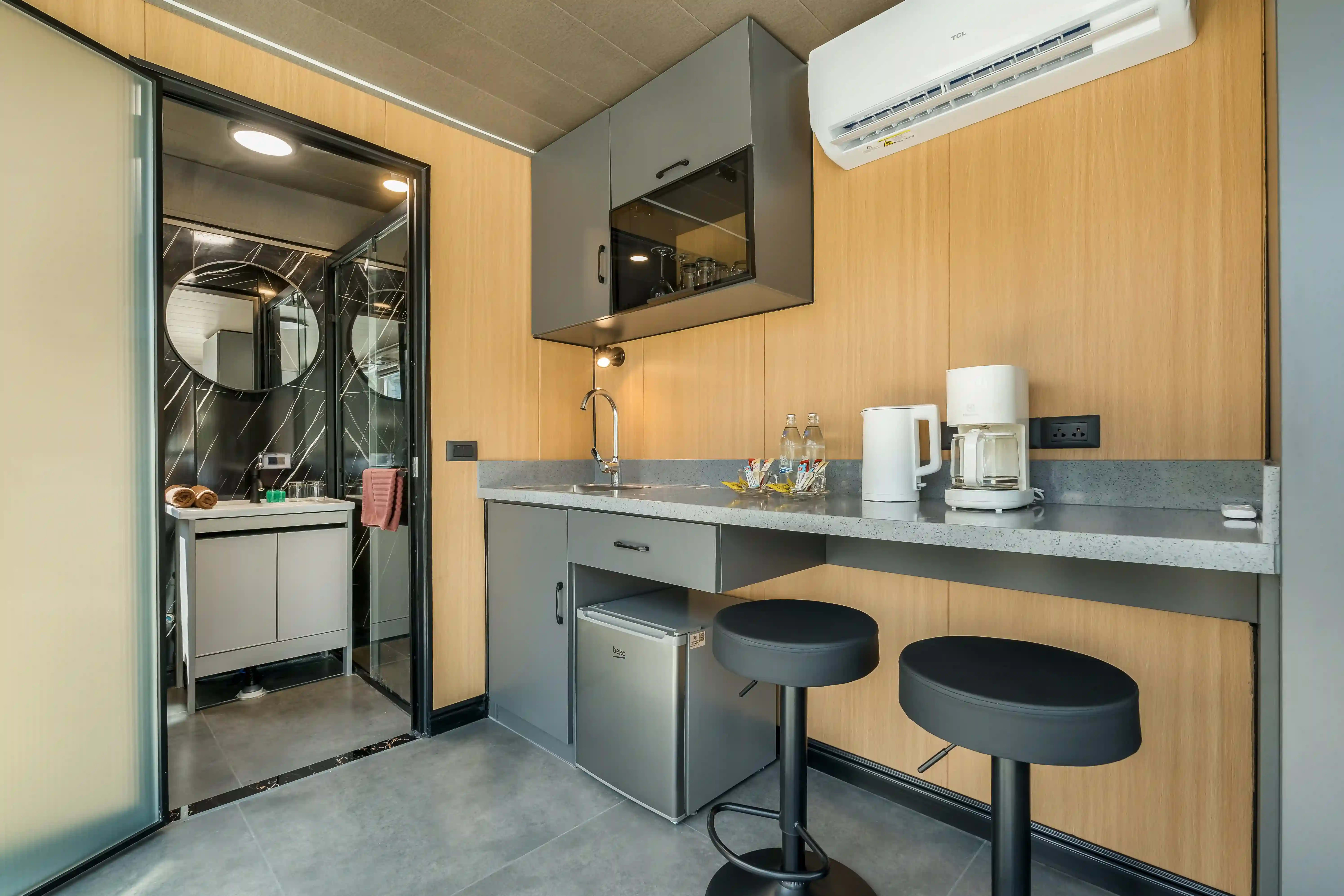 Apple House interior living area