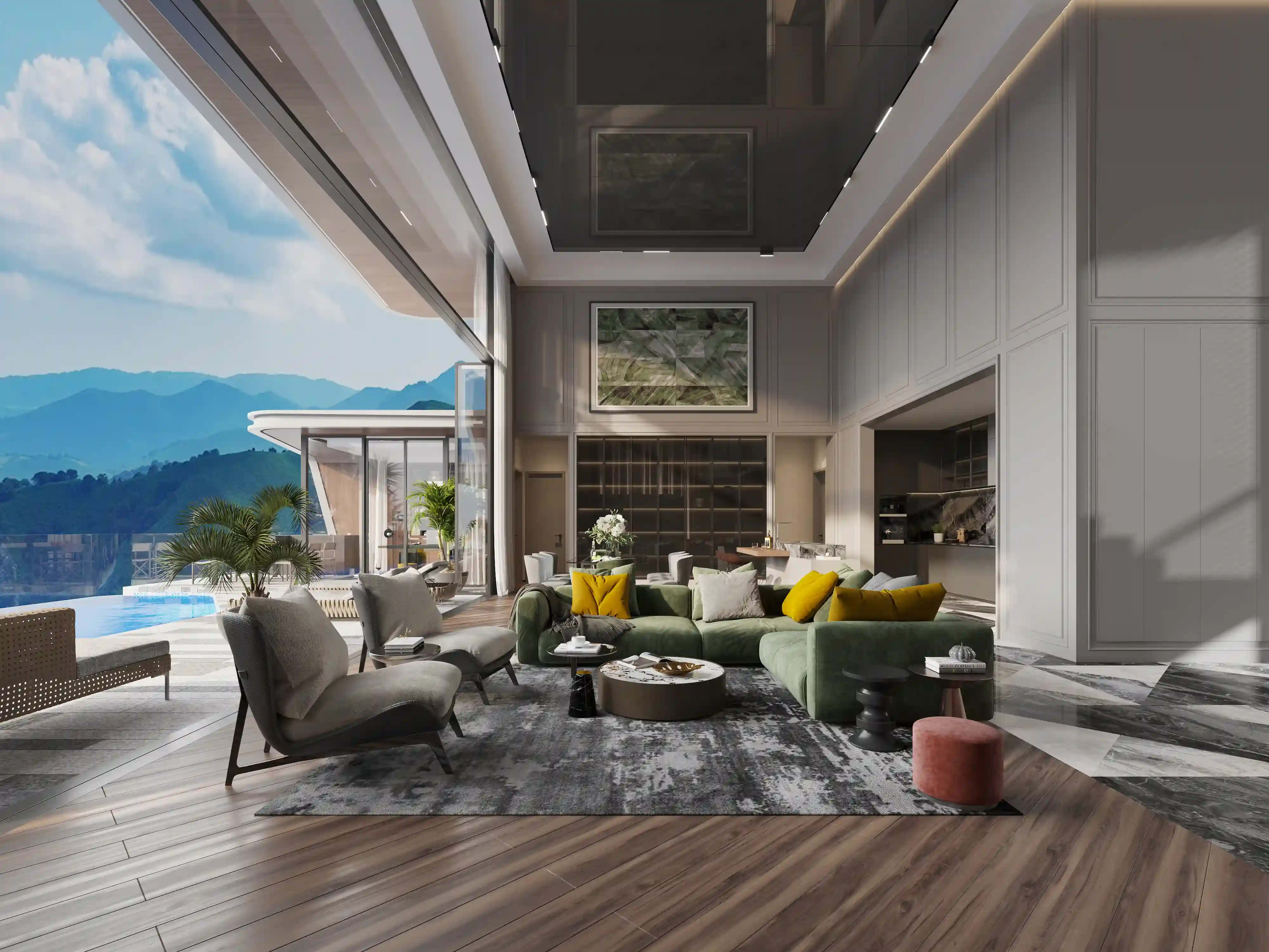 AYANA SOLUNA Luxury Villas interior bedroom