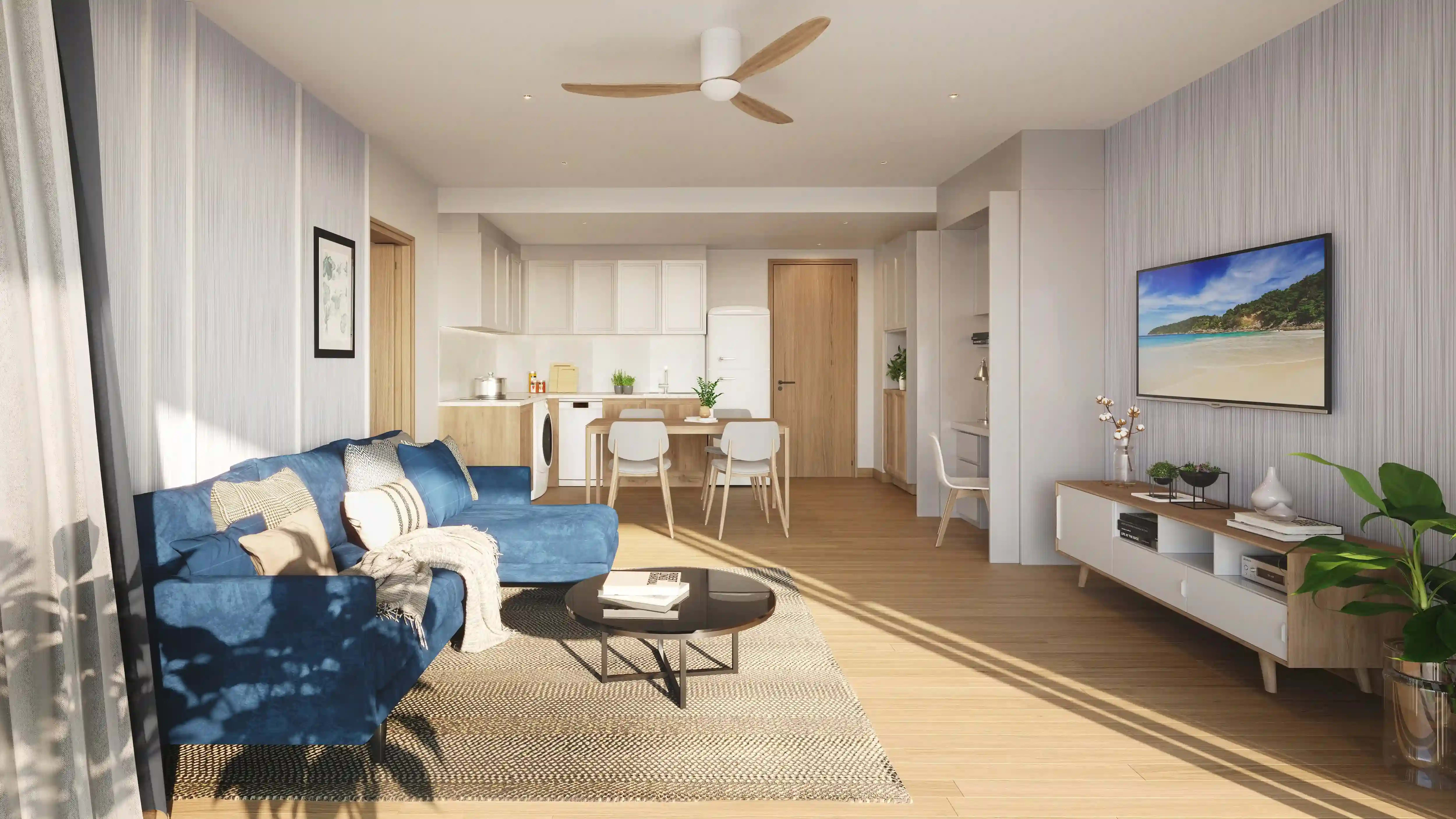 Интерьер апартаментов Laguna Beach Residences Seashore