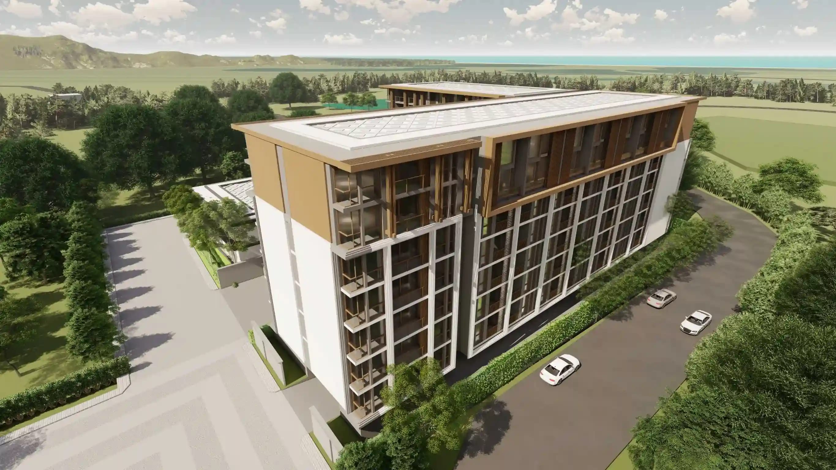 Project exterior — context