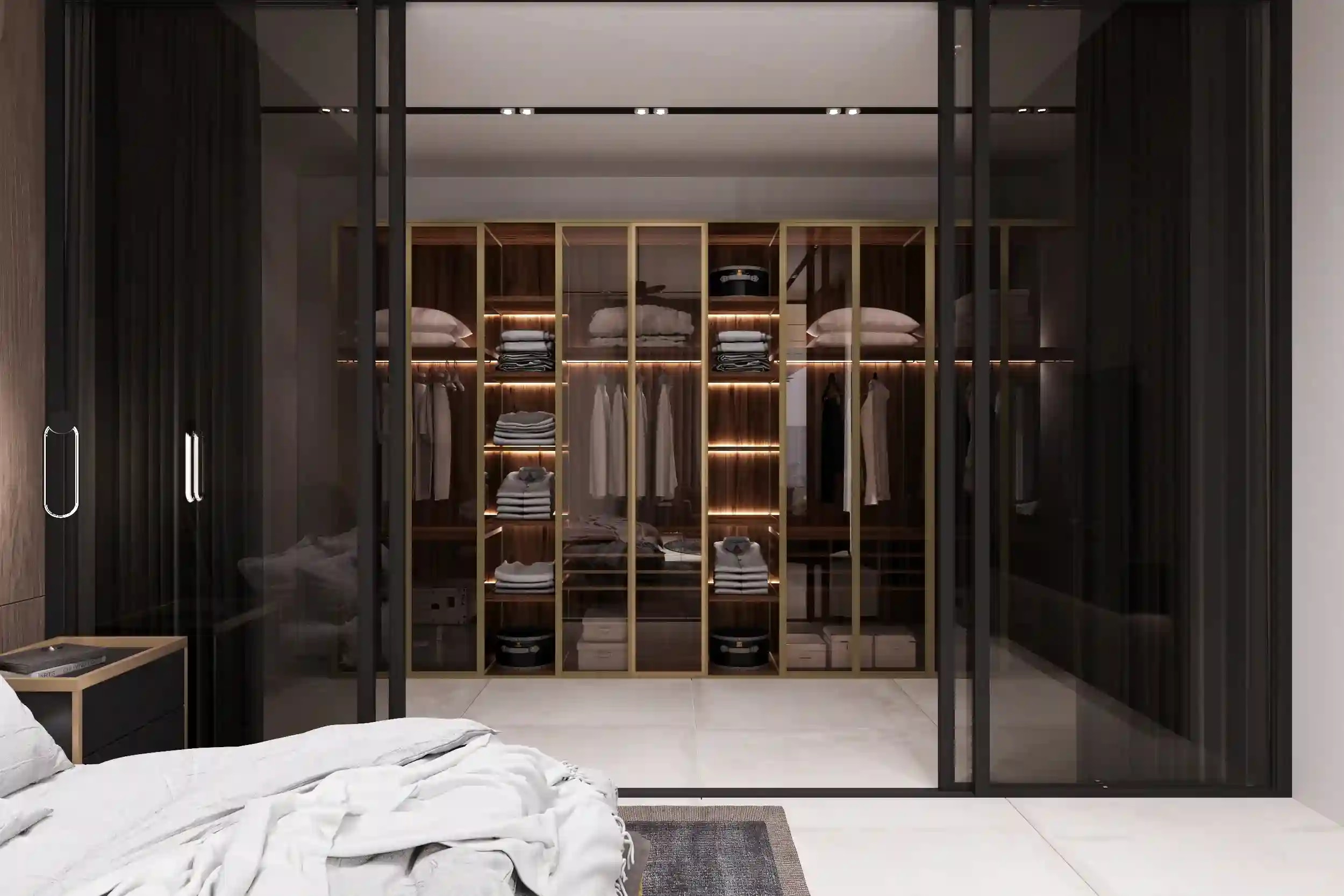 Sunti Villas master bedroom interior