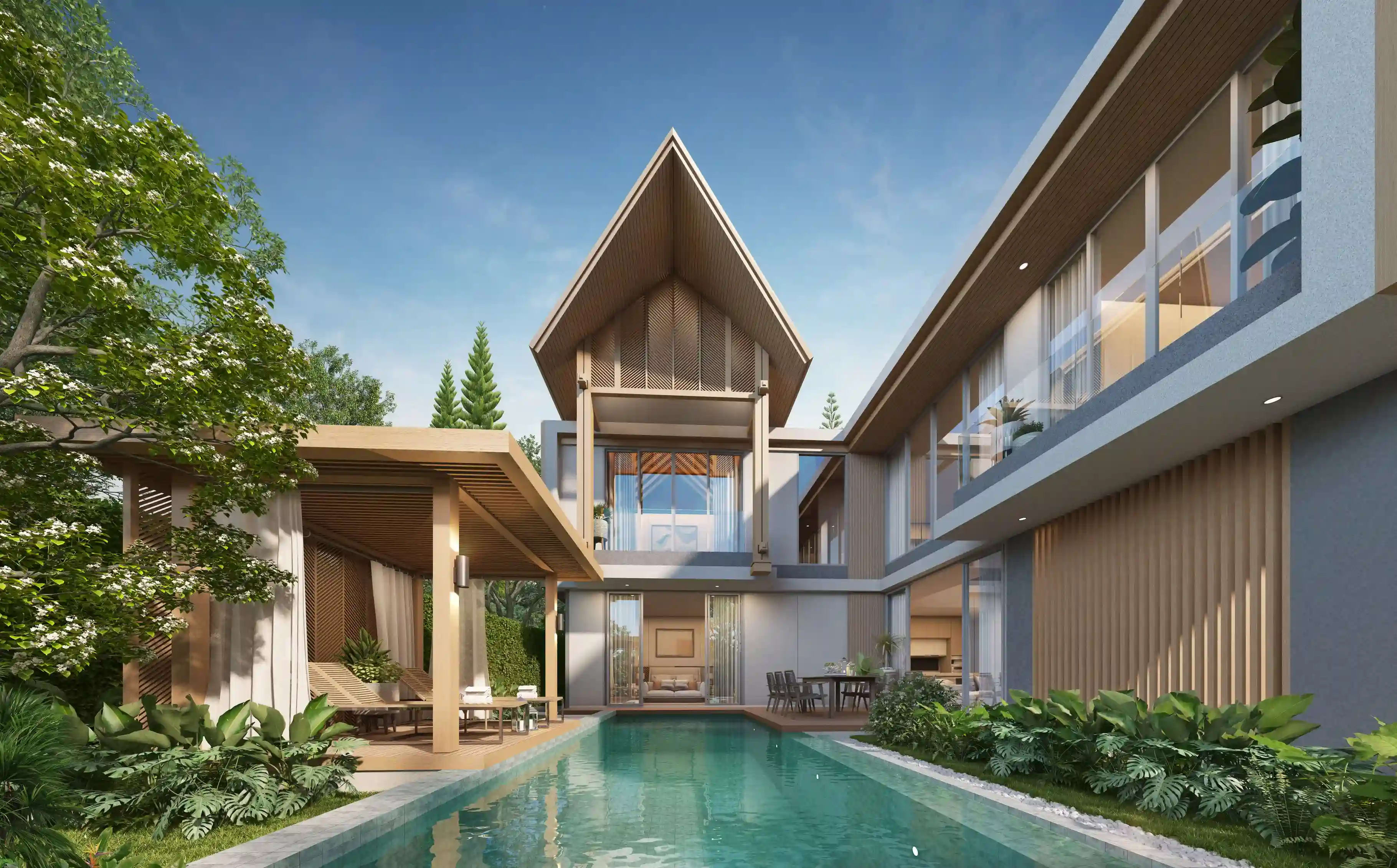 Serene Raya Villas Bang Tao, архитектура комплекса