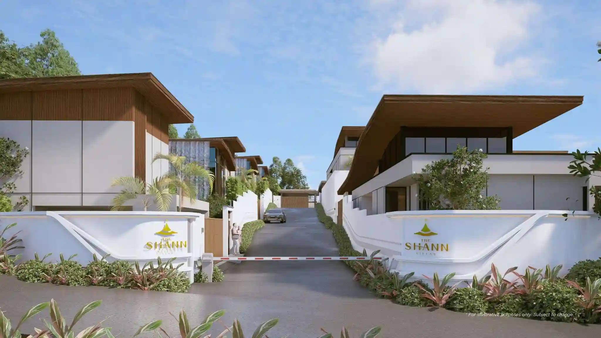 The Shann Villas exterior and grounds