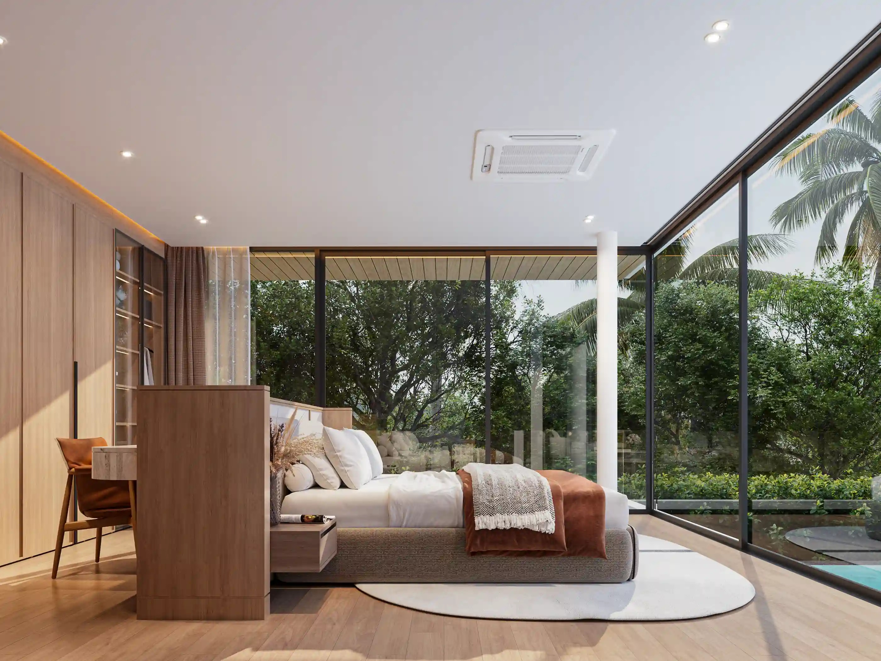 Amber Chamber master bedroom interior