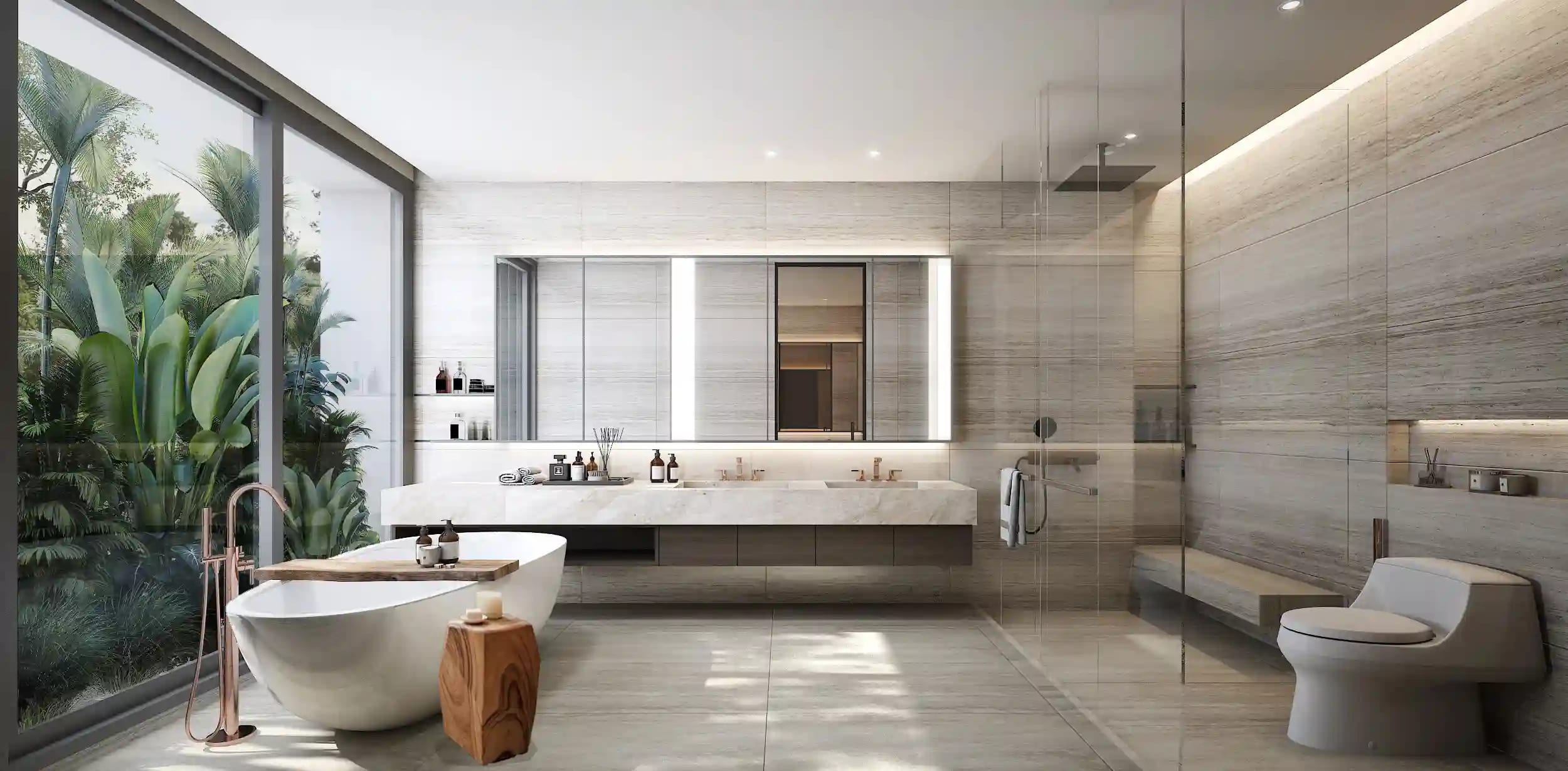 Serrana Lakefront interior living area