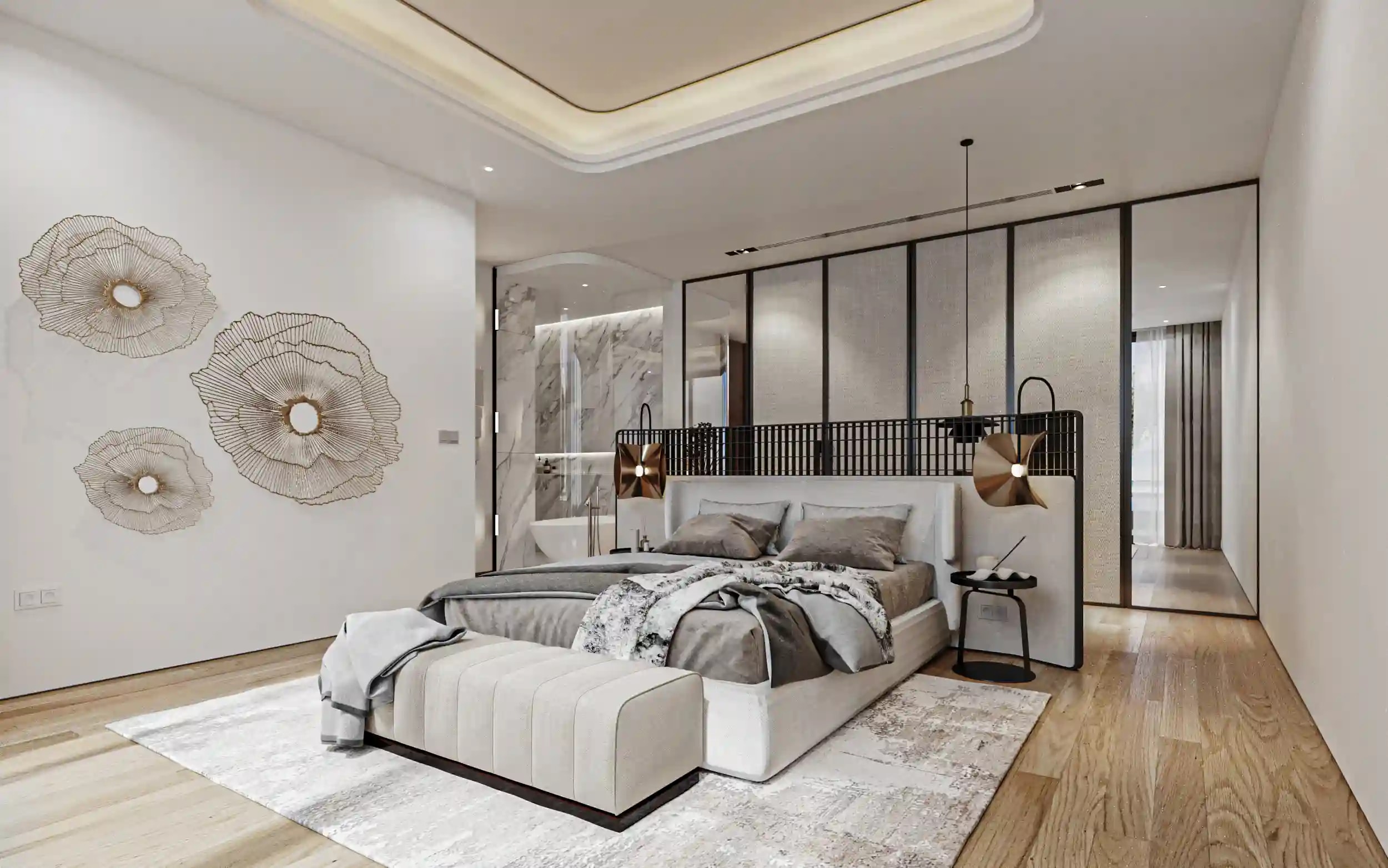The Menara Luxury interior living area