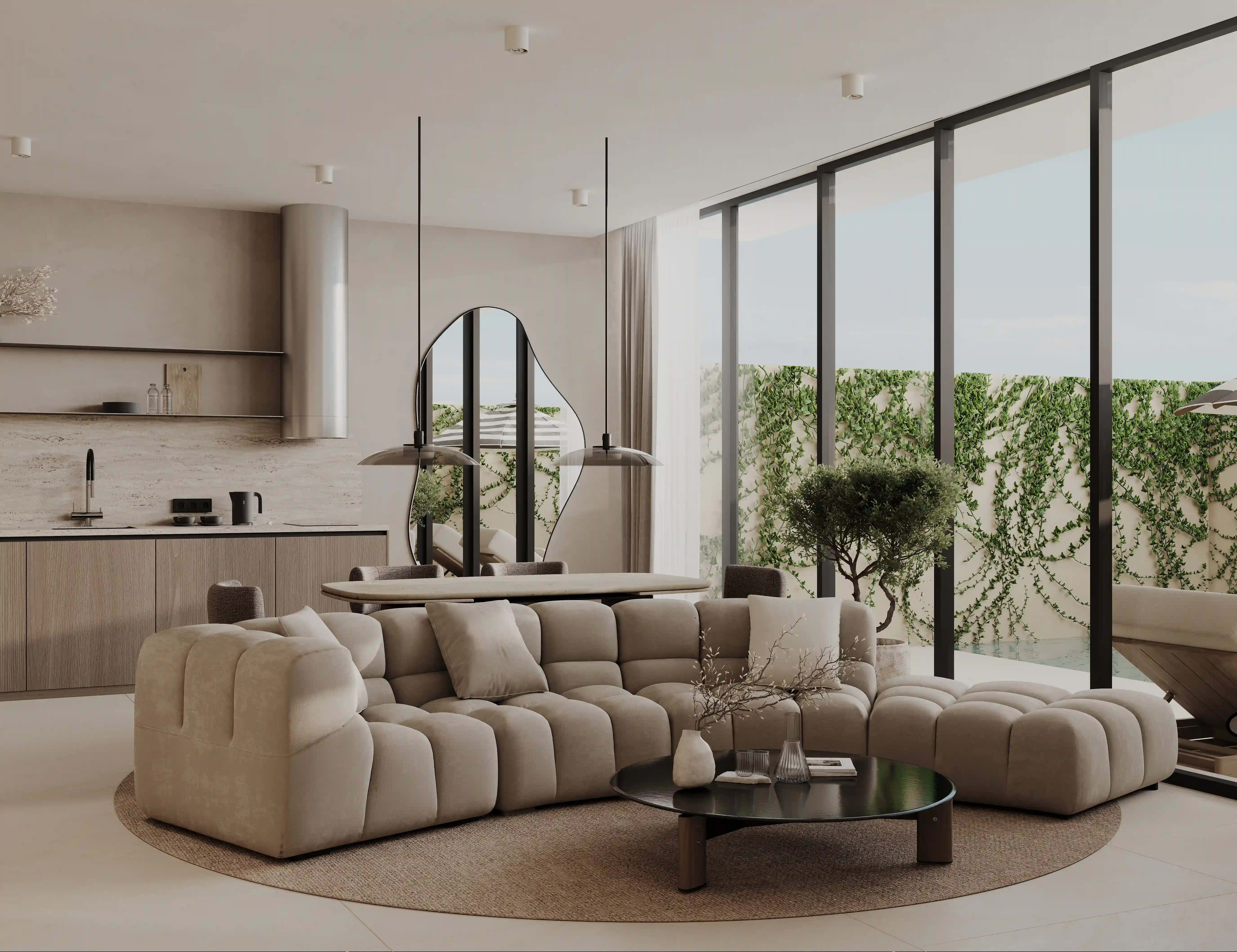 Rise Villas interior living space