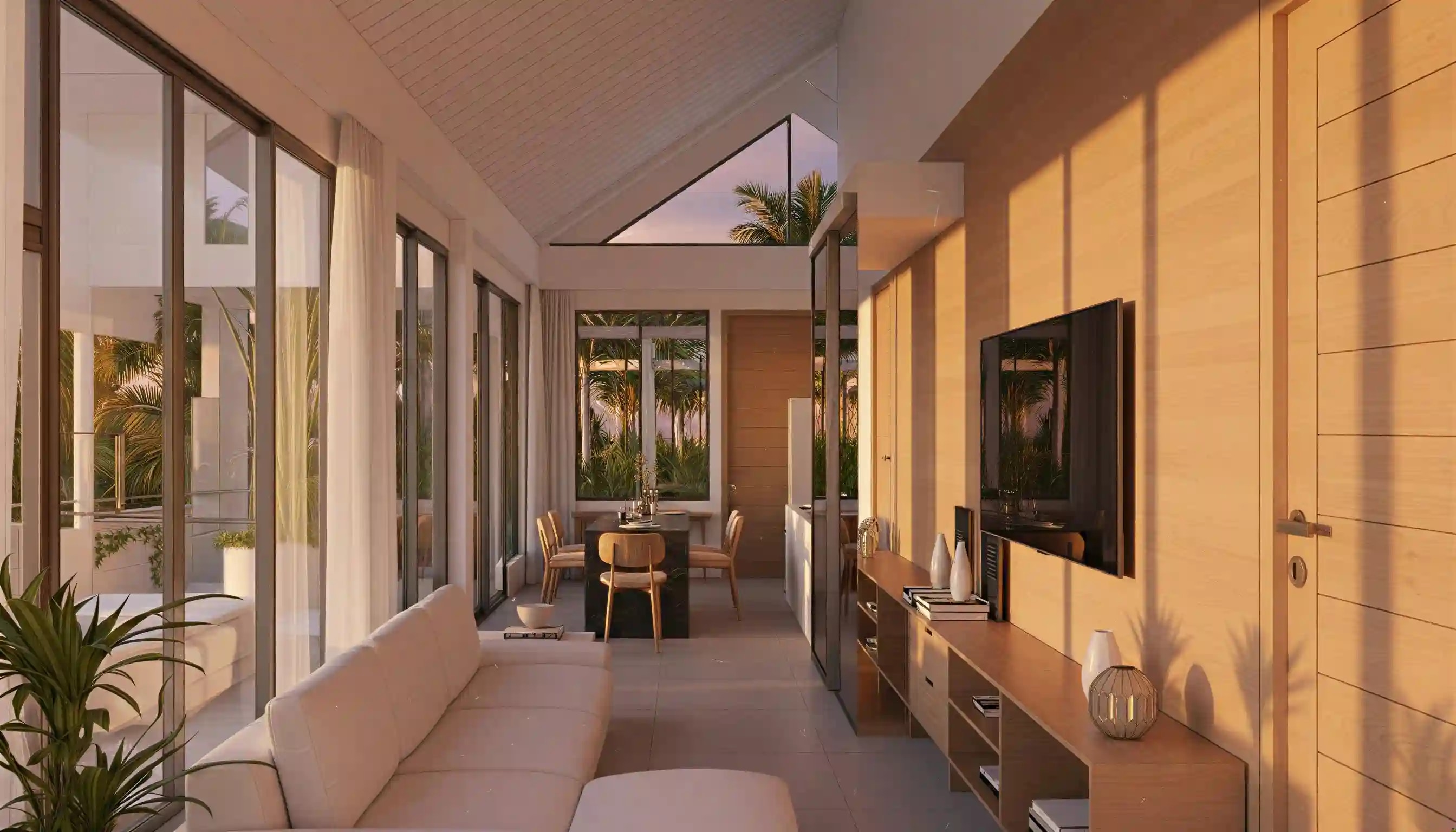 Akara Golden Section interior living area