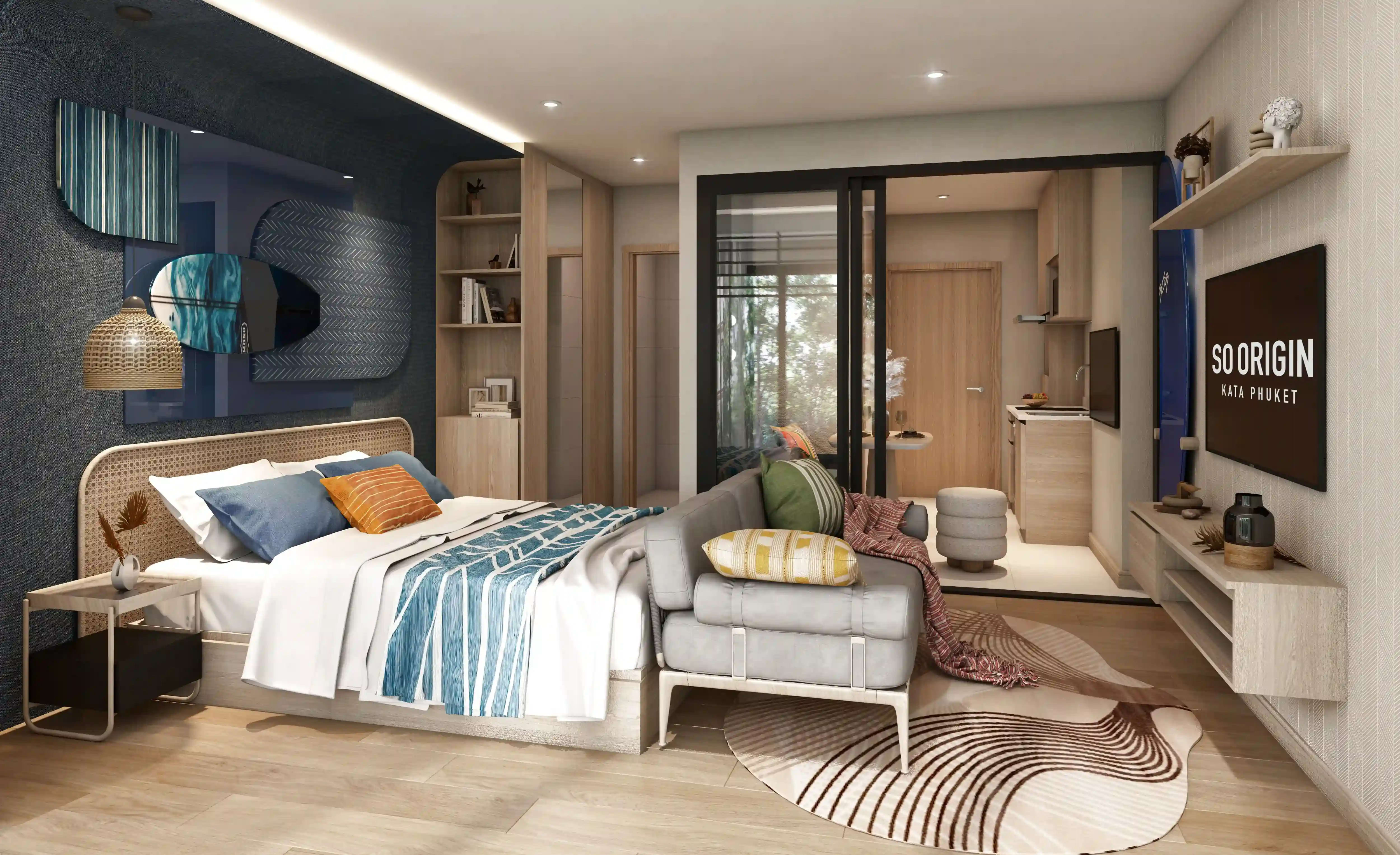 So Origin Kata interior bedroom